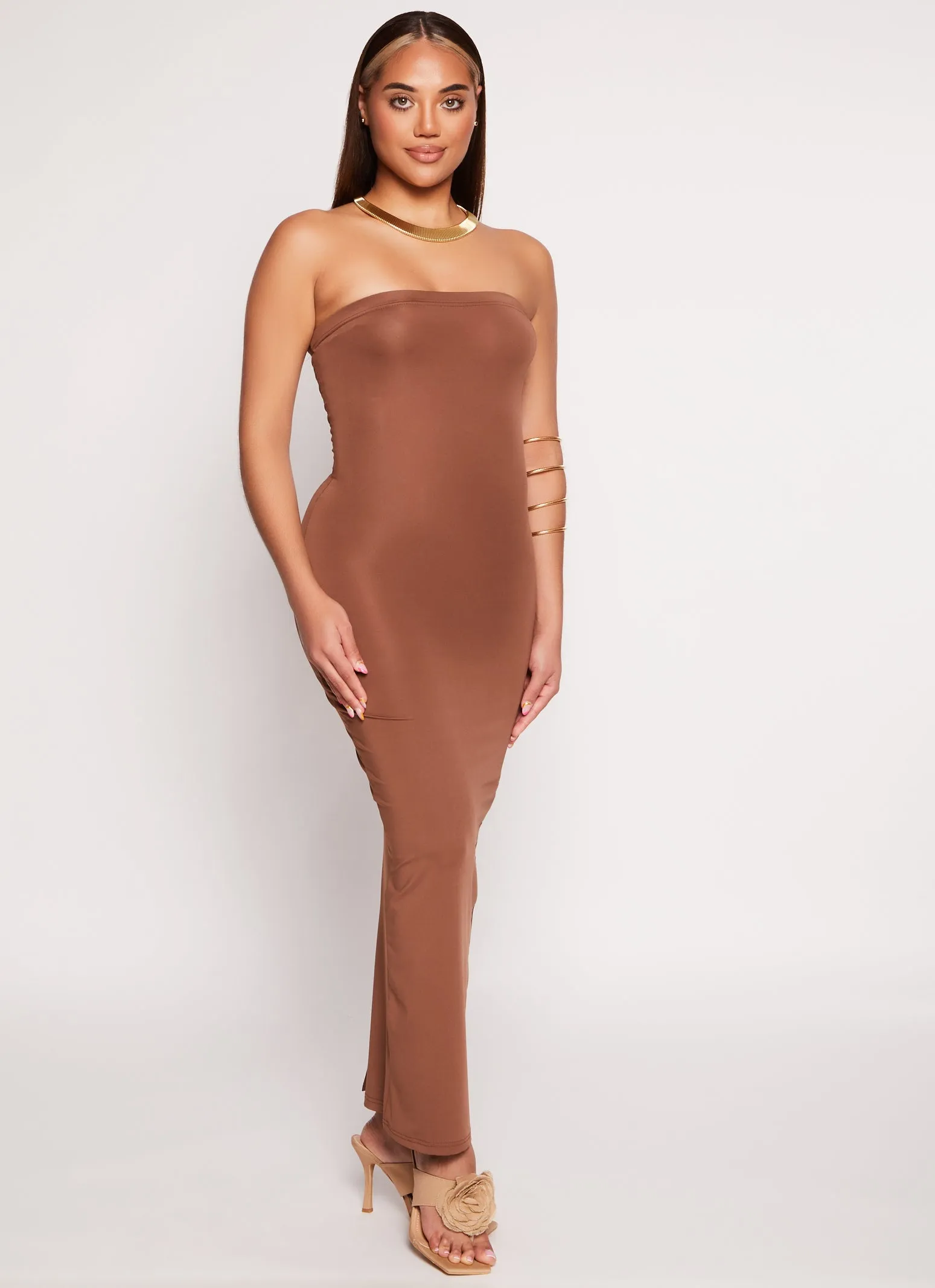 Daisy Solid Maxi Tube Dress sold by Rainbow