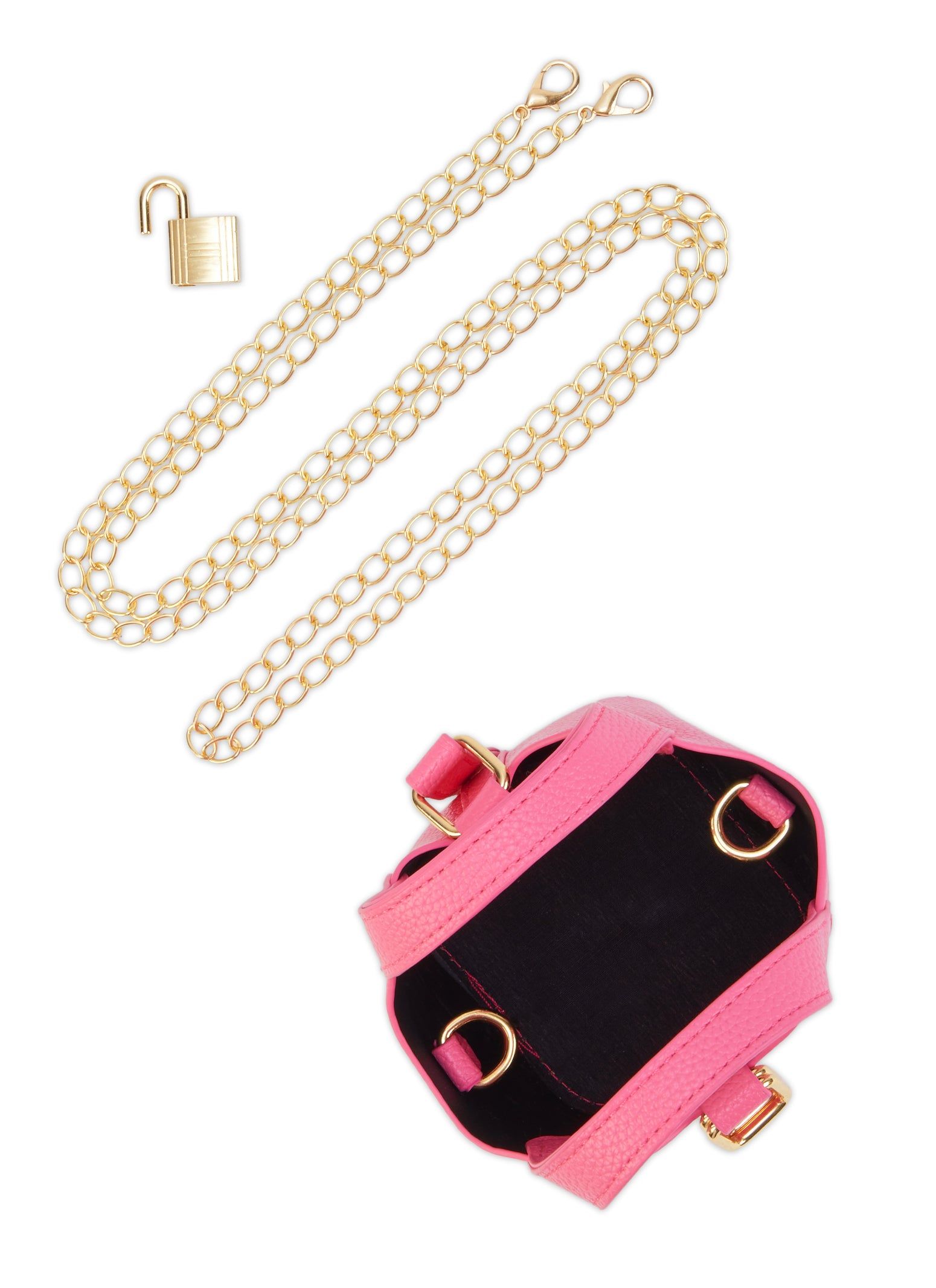 Lock Detail Mini Crossbody Bag sold by Rainbow product image thumbnail 5