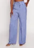 Faux Drawstring Acid Wash Pants sold by Rainbow