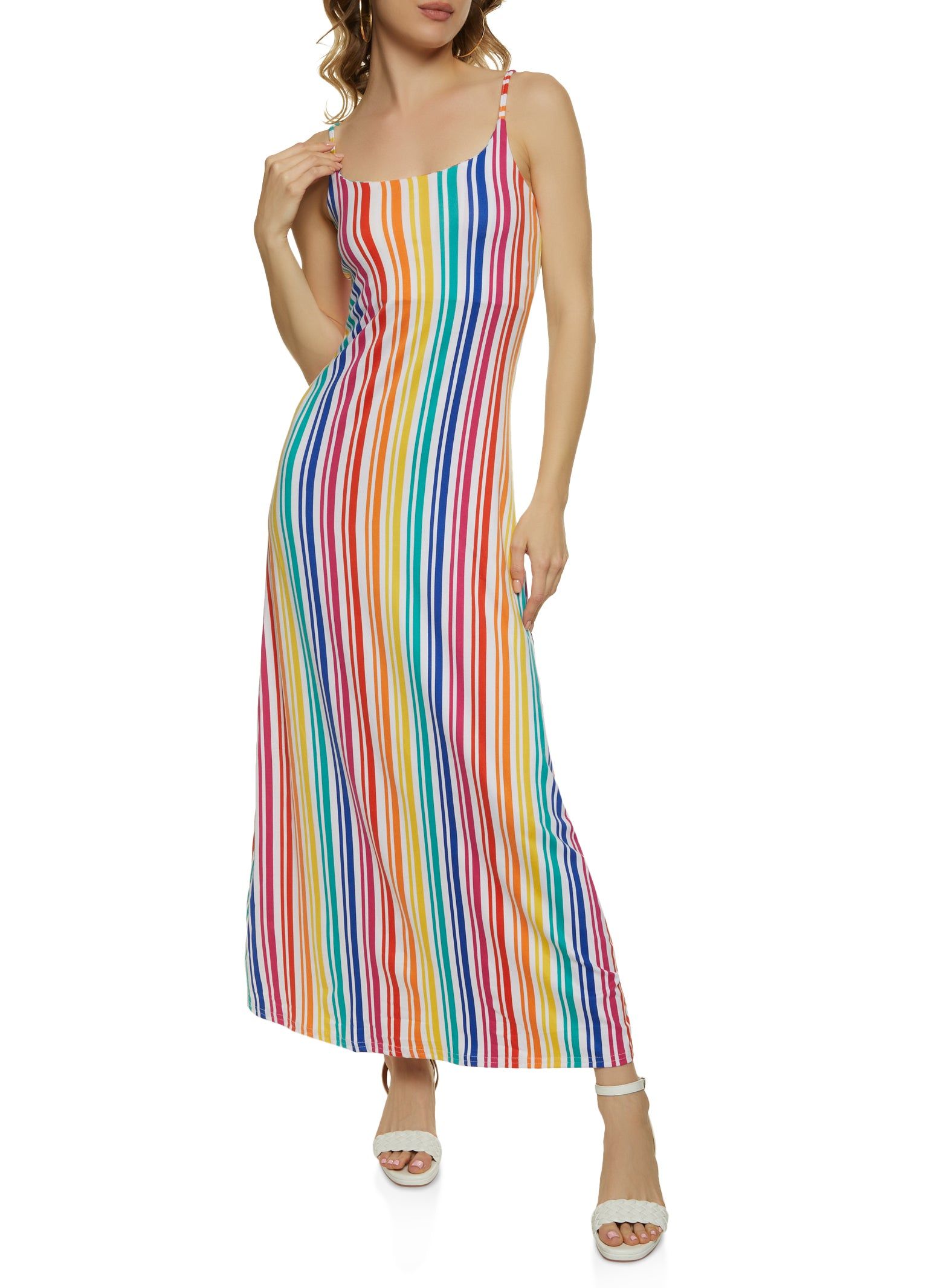 Striped Maxi Dress sold by Rainbow