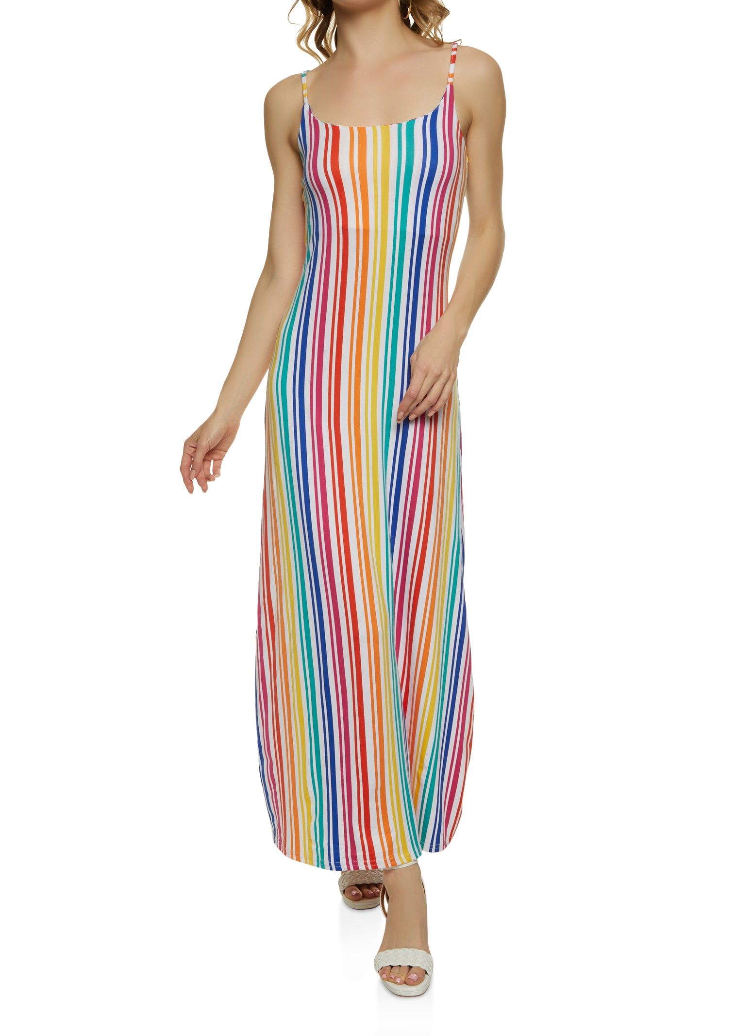 Striped Maxi Dress sold by Rainbow product image thumbnail 2