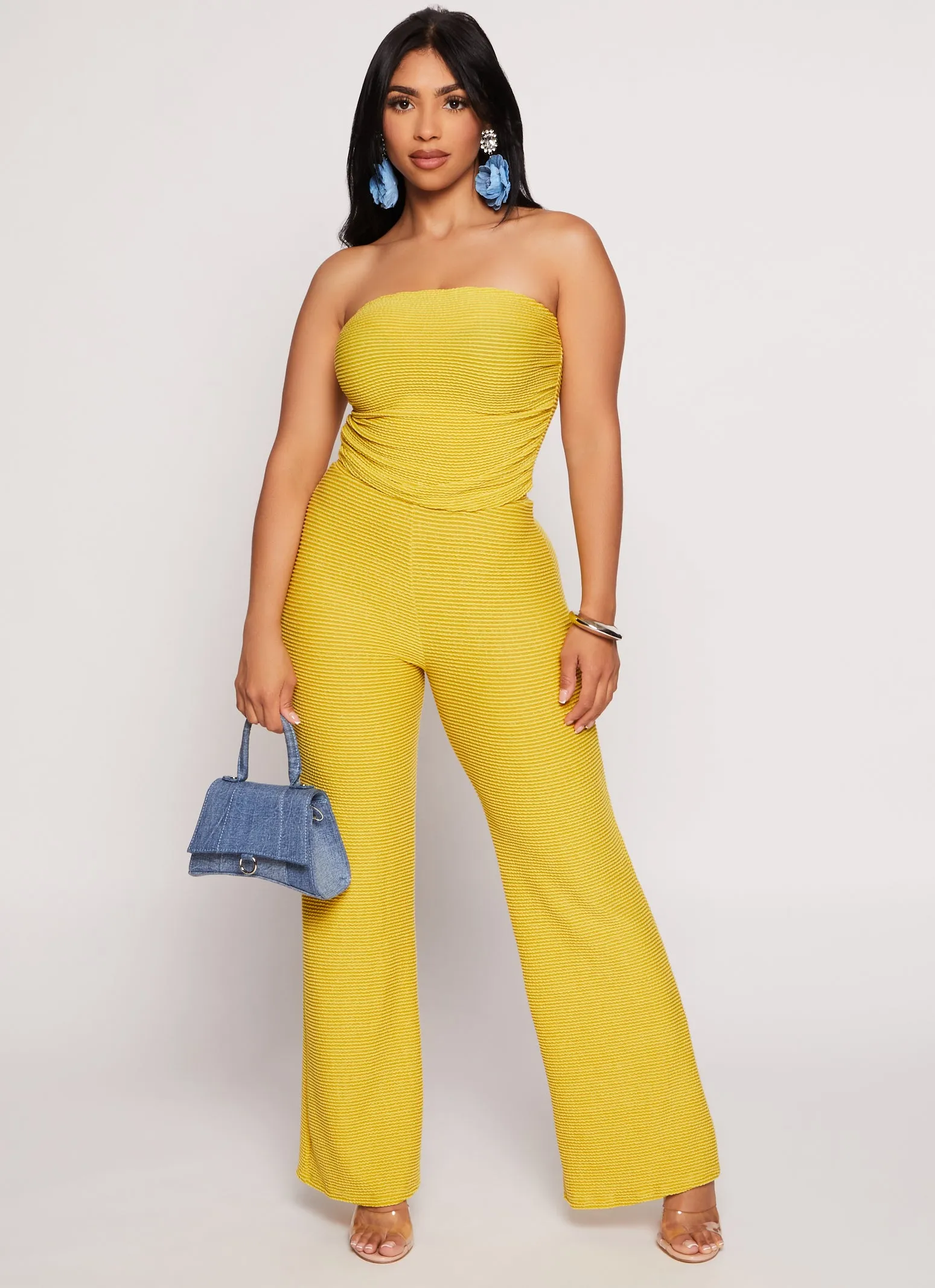 Textured Rib Knit Tube Top sold by Rainbow product image thumbnail 2