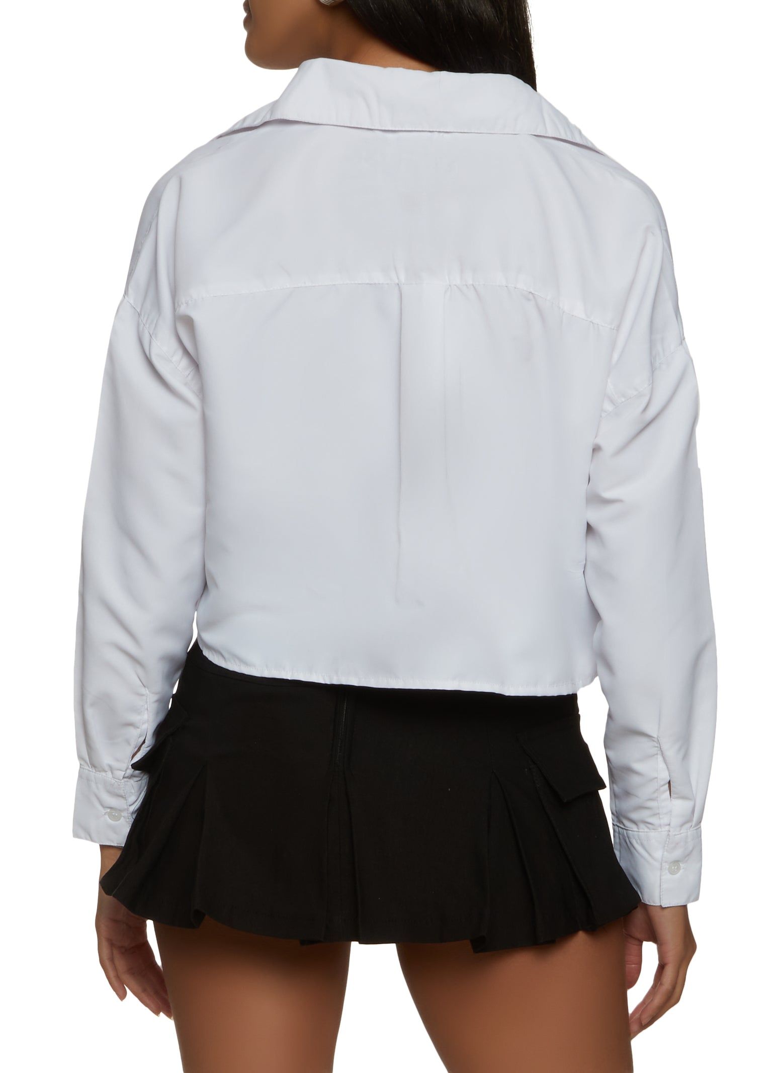 Rhinestone Cropped Shirt sold by Rainbow product image thumbnail 3