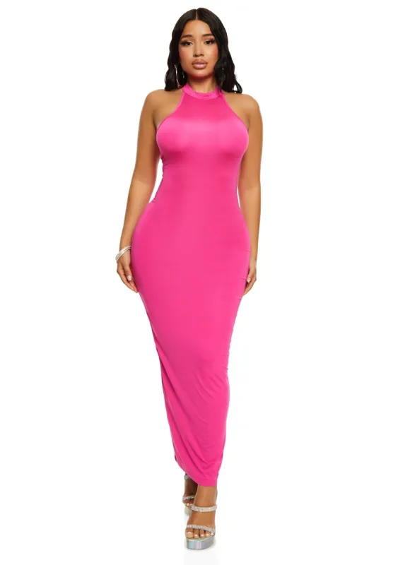 Daisy Mock Neck Tank Maxi Dress sold by Rainbow