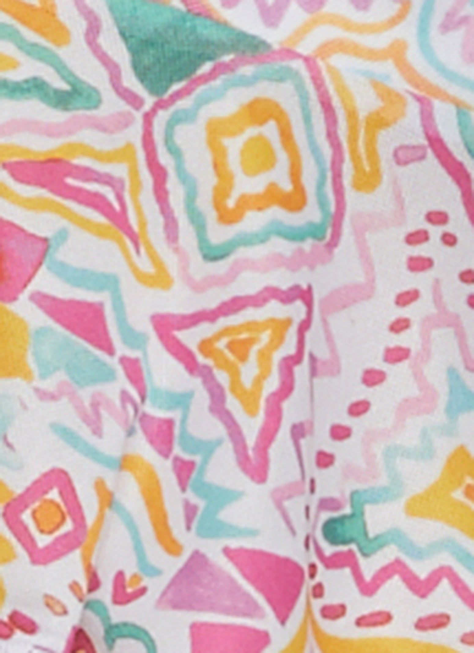 Printed Lace Up Bell Sleeve Top sold by Rainbow product image thumbnail 3