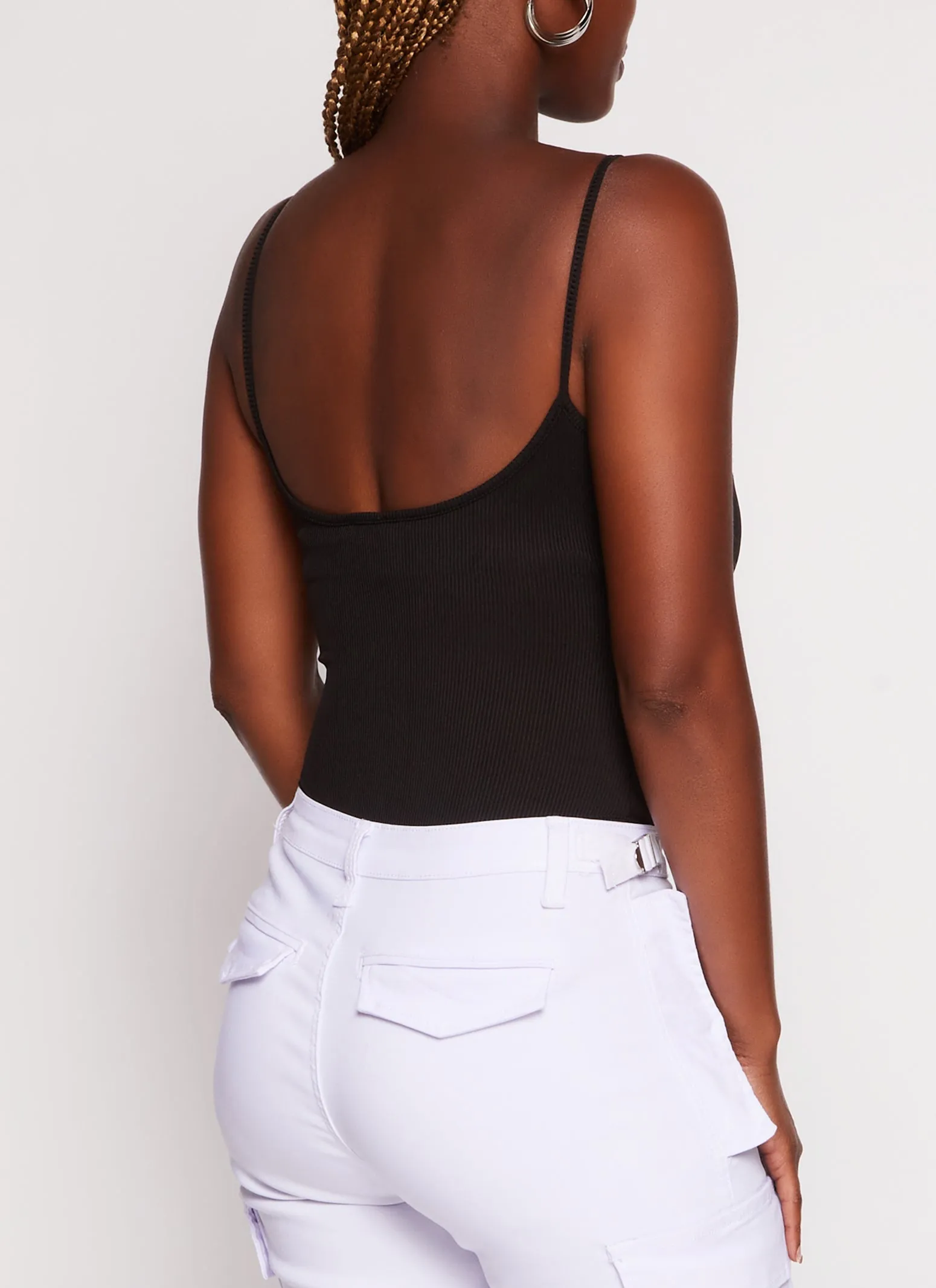 Daisy Ribbed Knit Cami Bodysuit sold by Rainbow product image thumbnail 3