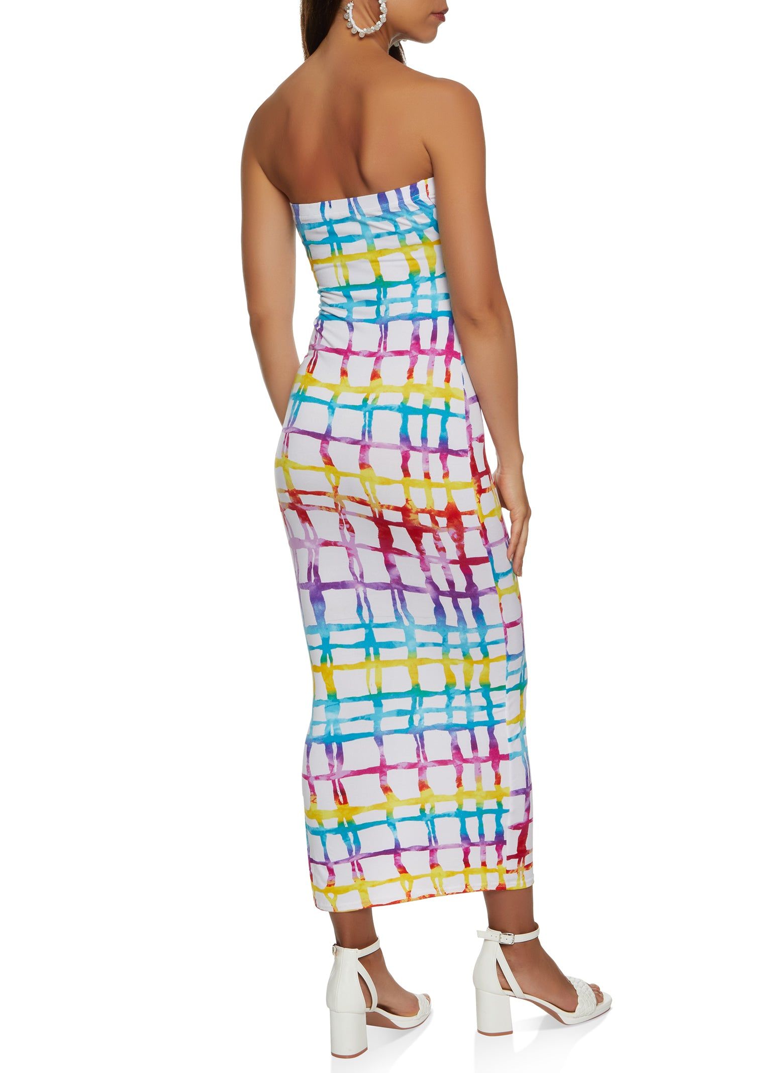 Rainbow Printed Tube Maxi Dress sold by Rainbow product image thumbnail 3