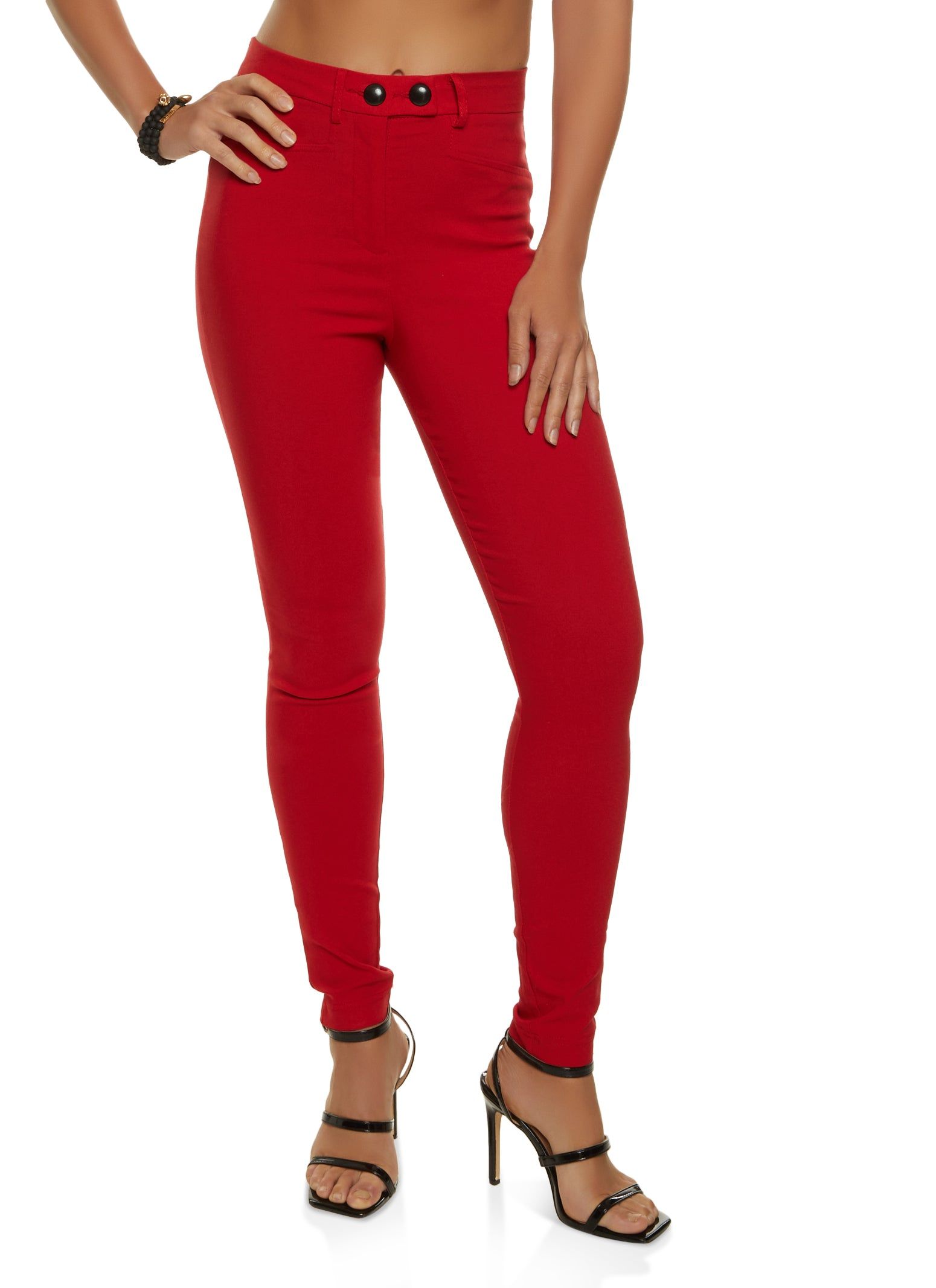 Two Button Hyperstretch Pants sold by Rainbow