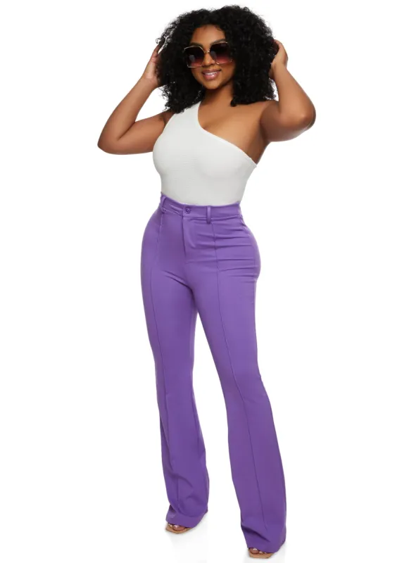 Pintuck High Waist Dress Pants sold by Rainbow