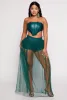Faux Leather Cropped Corset Top sold by Rainbow