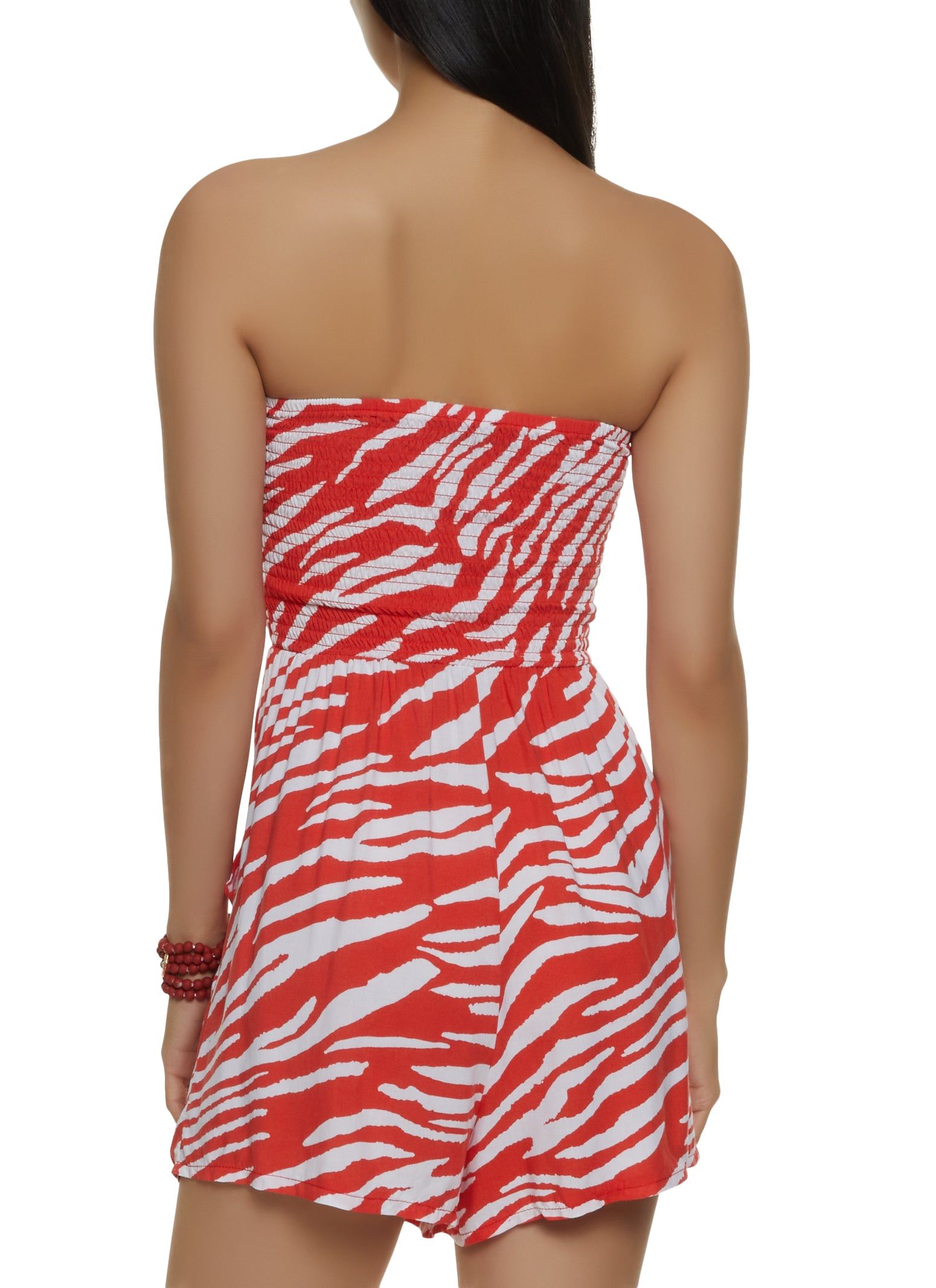 Printed Smocked Romper sold by Rainbow product image thumbnail 2