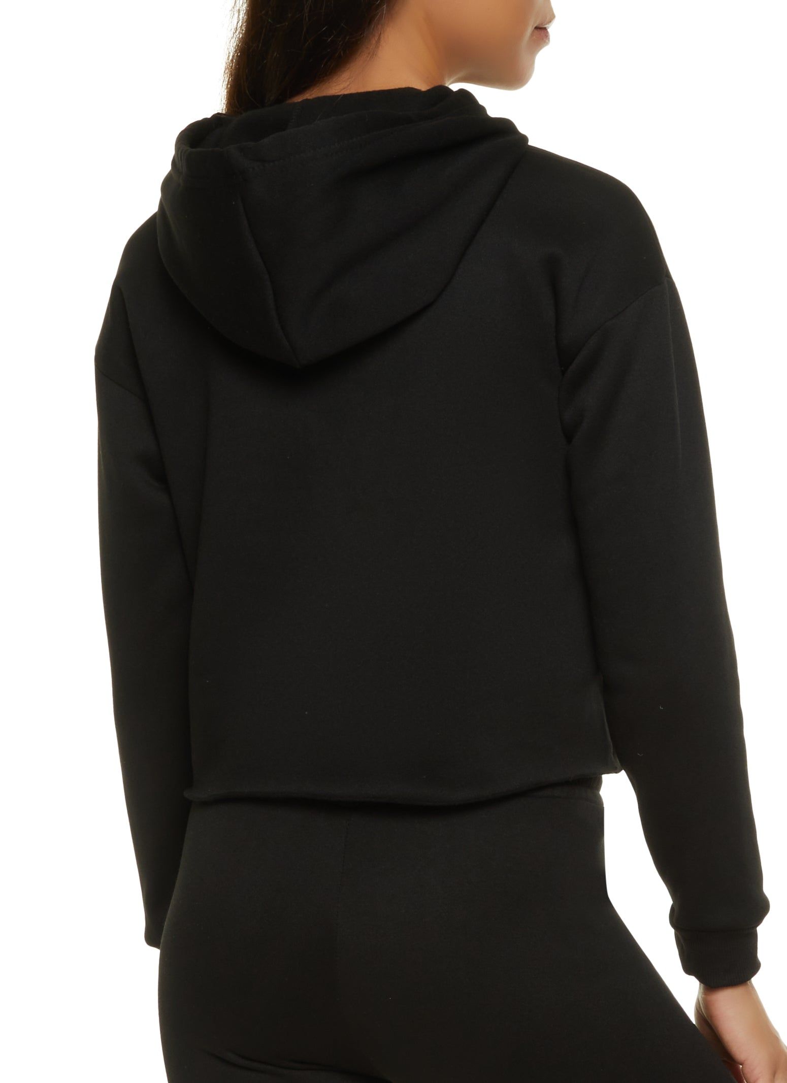 Rhinestone Studded Lip Graphic Hoodie sold by Rainbow product image thumbnail 3