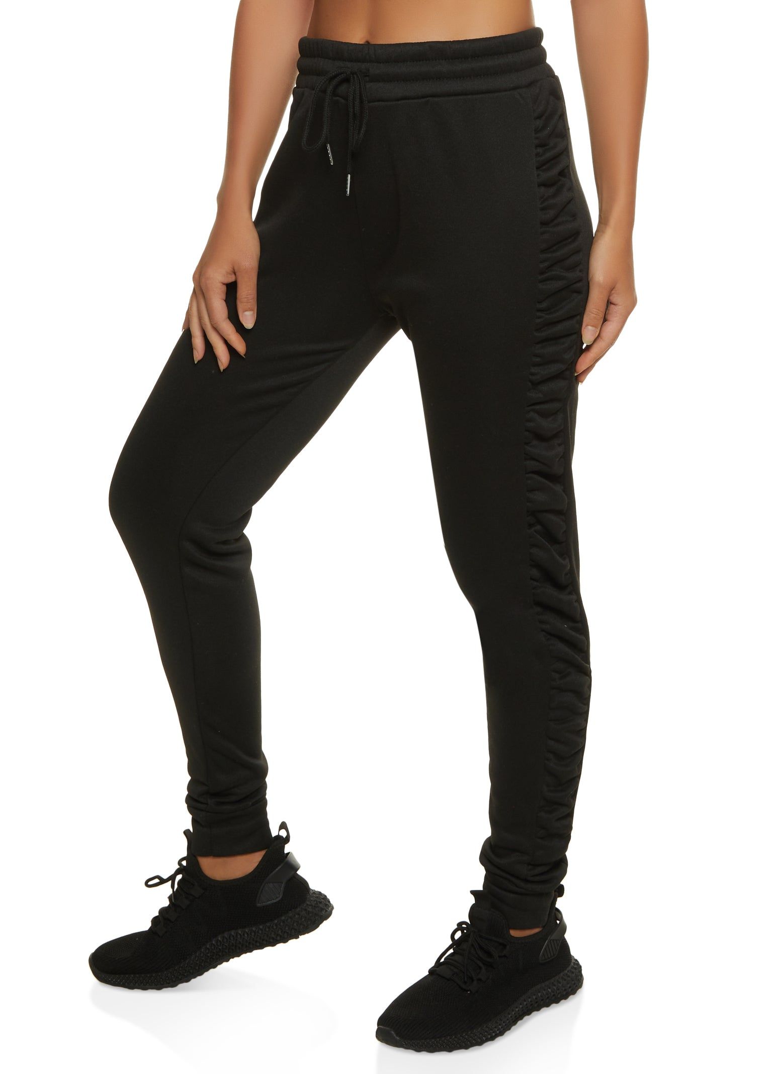 Fleece Ruched Side Joggers sold by Rainbow