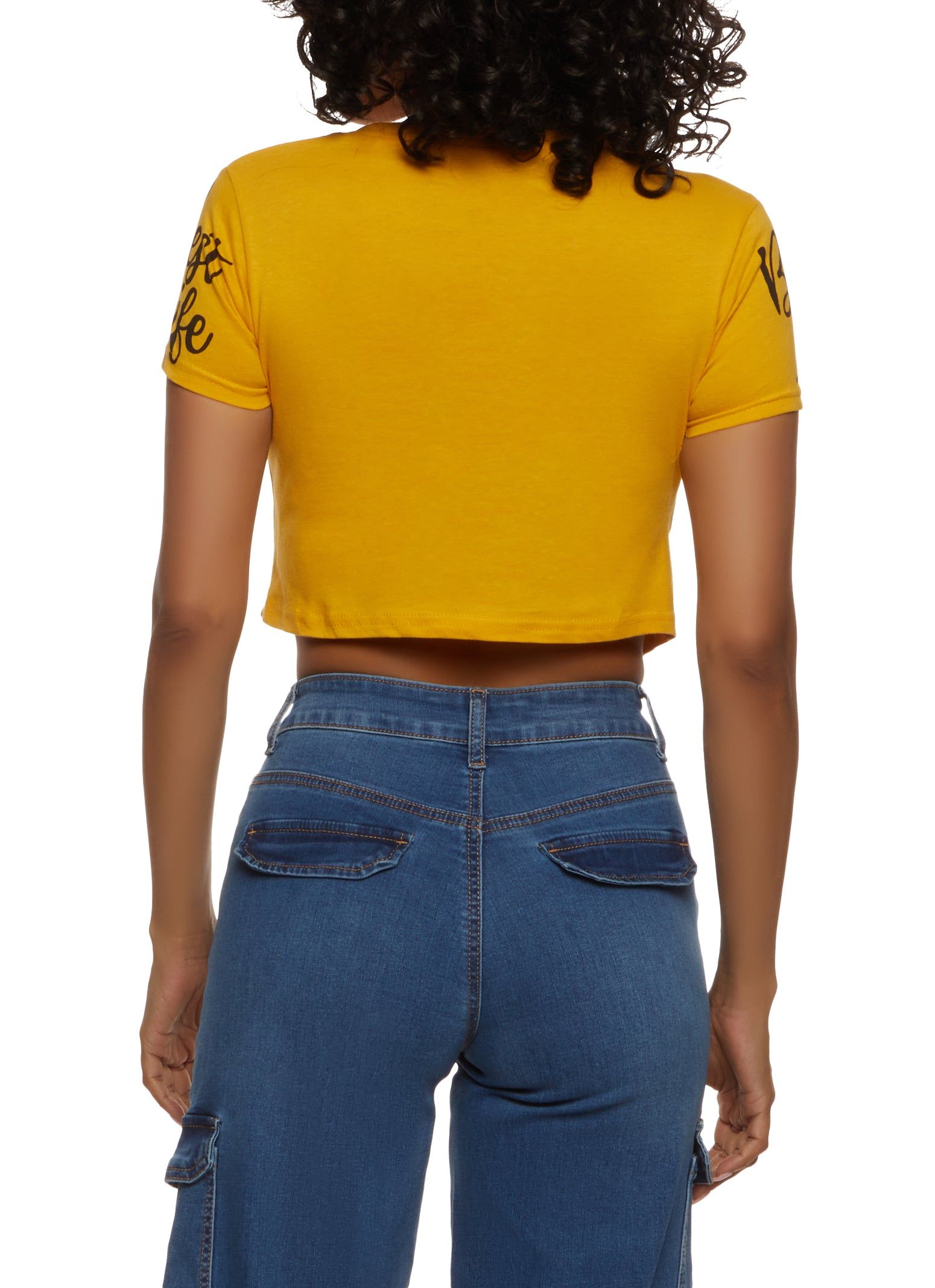 Living My Best Life Sequin Hanky Hem Graphic Tee sold by Rainbow product image thumbnail 2