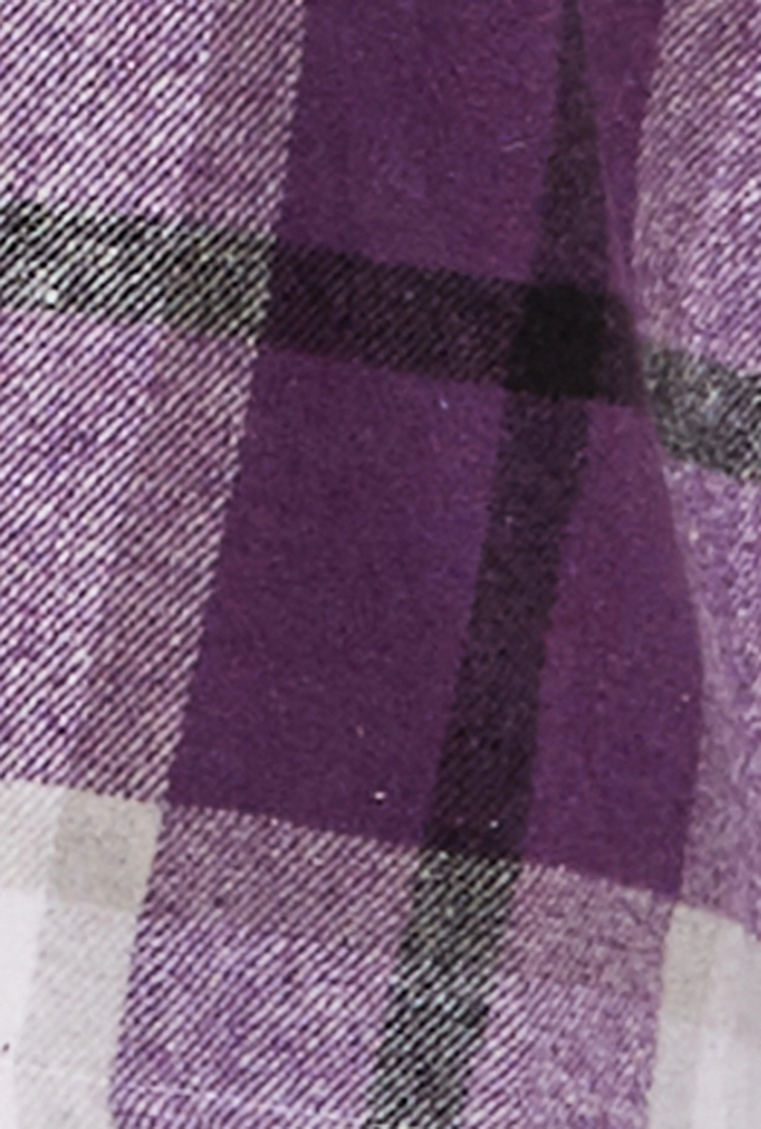 Plus Size Plaid Button Front Long Sleeve Shacket sold by Rainbow product image thumbnail 4