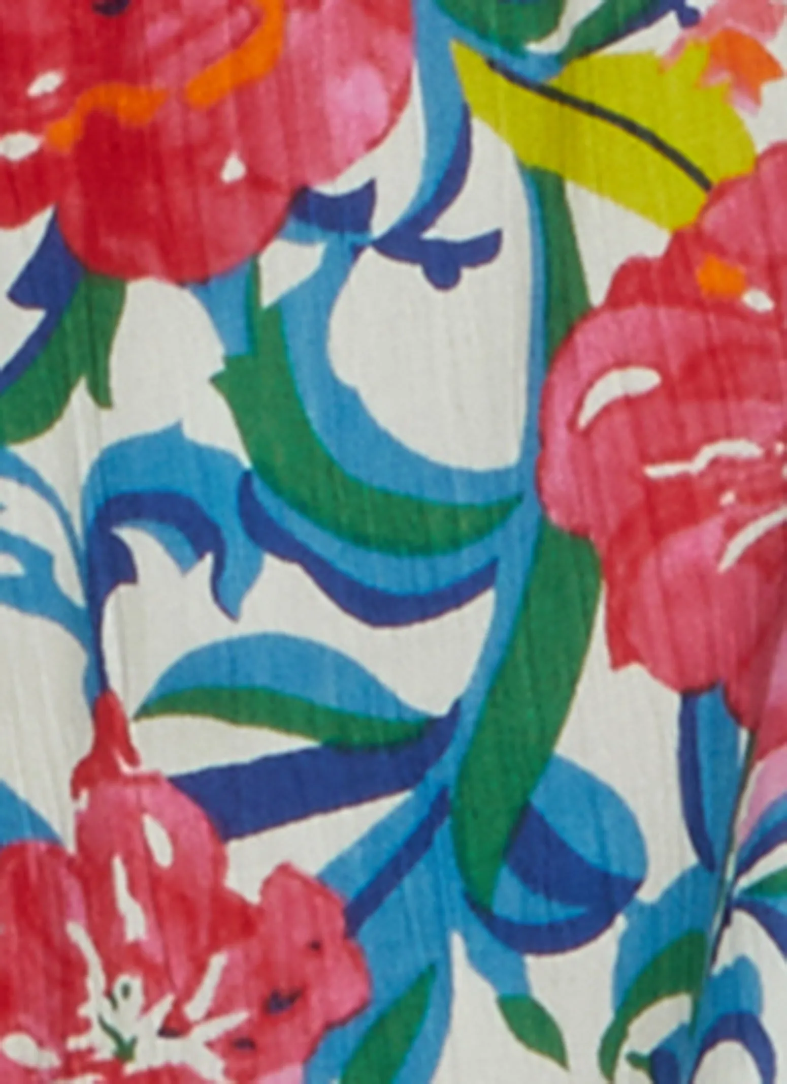 Plus Size Gauze Knit Floral Wide Leg Pants sold by Rainbow product image thumbnail 3