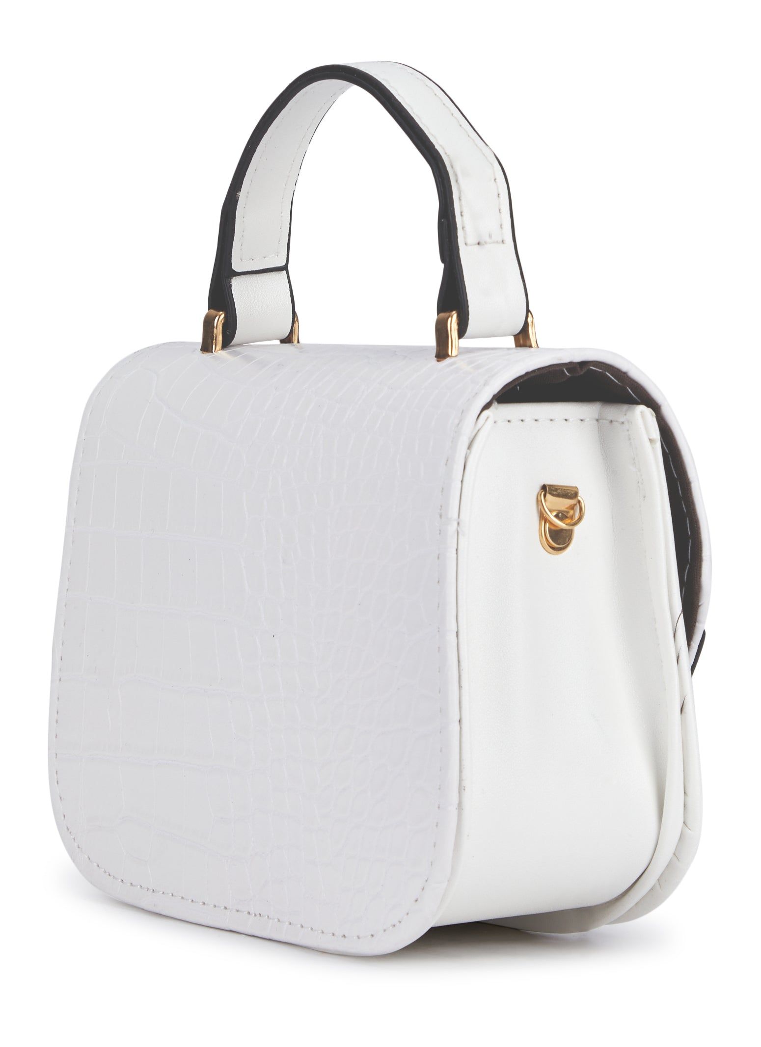 Faux Croc Leather Crossbody Bag sold by Rainbow product image thumbnail 3