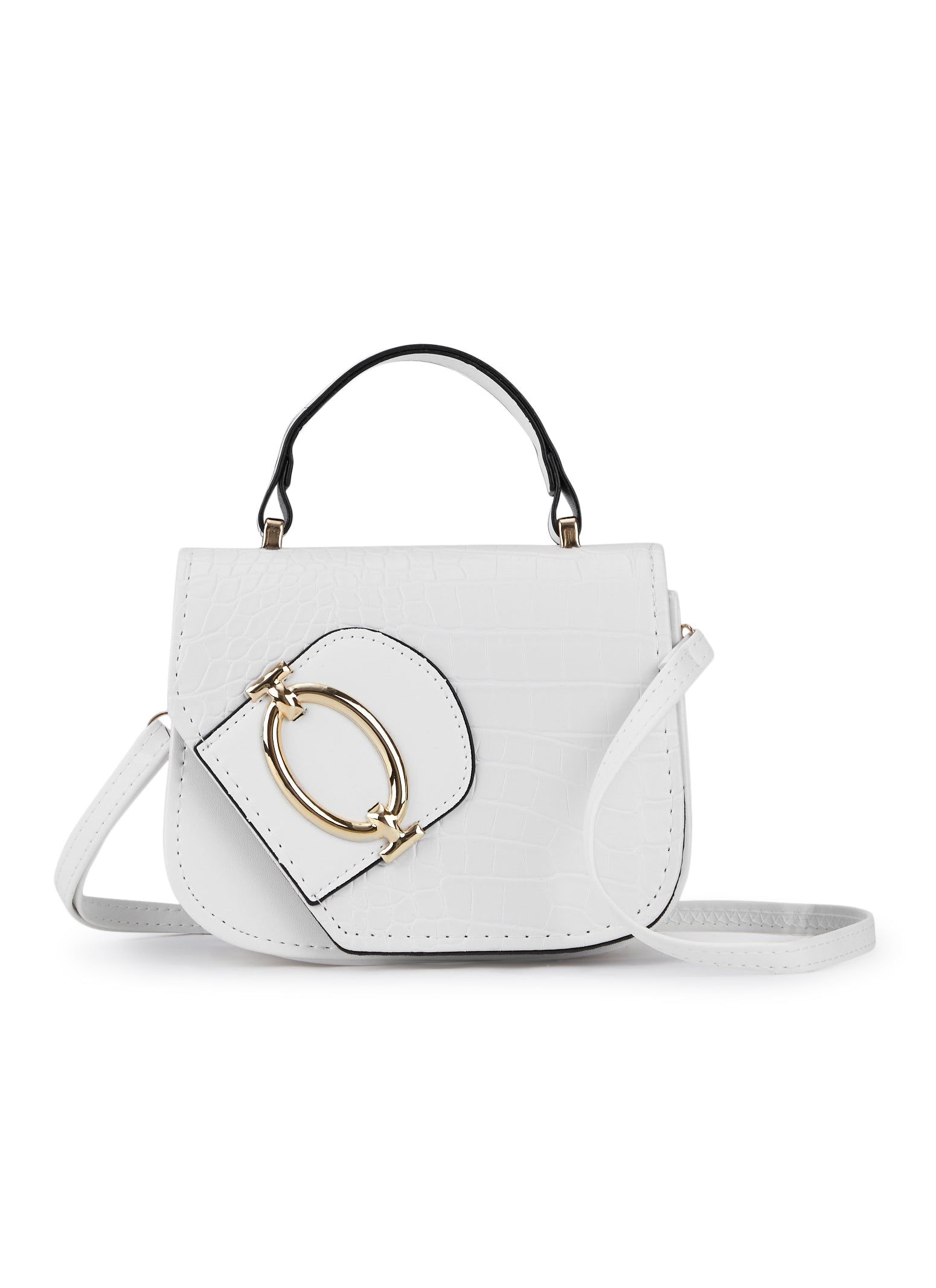 Faux Croc Leather Crossbody Bag sold by Rainbow product image thumbnail 2