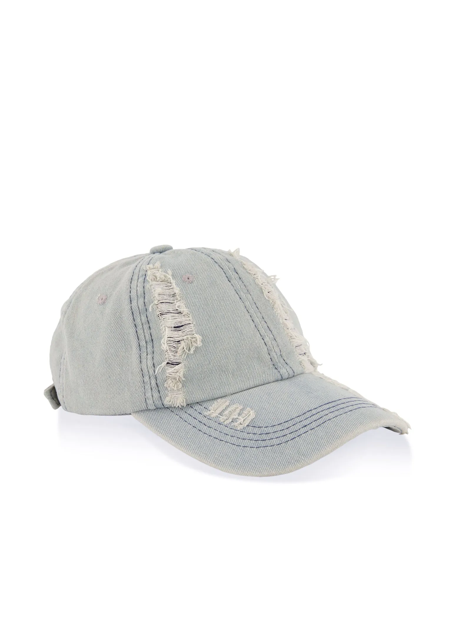 Frayed Denim Baseball Cap sold by Rainbow product image thumbnail 2