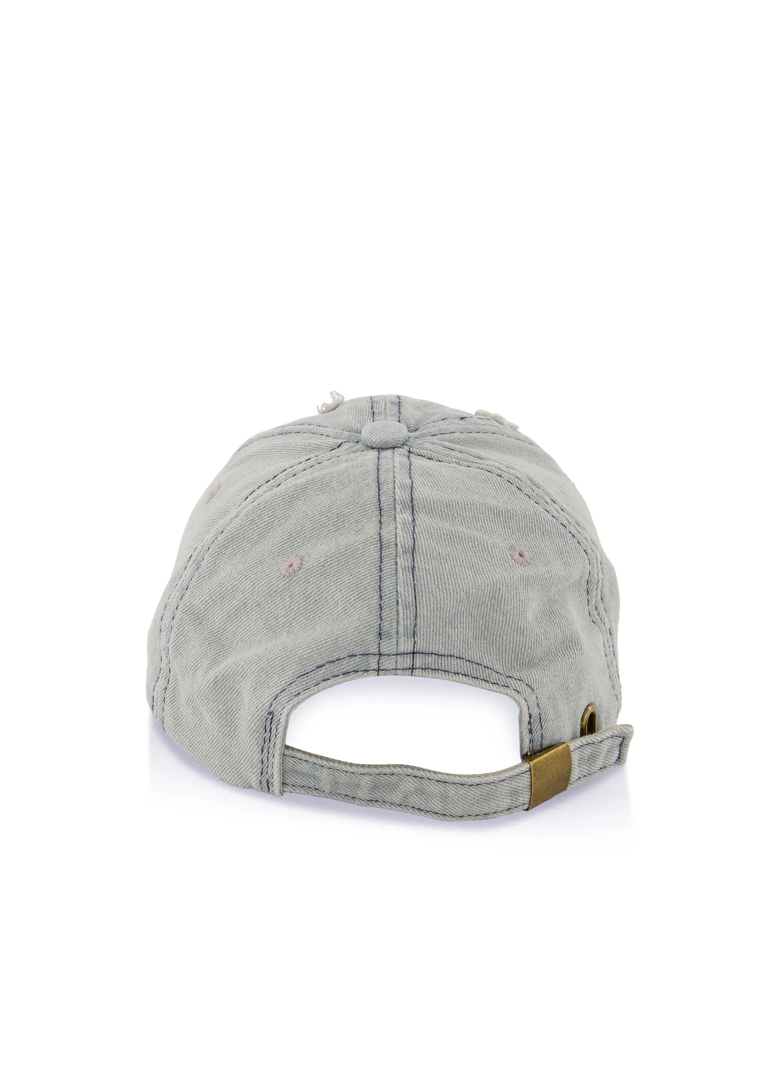 Frayed Denim Baseball Cap sold by Rainbow product image thumbnail 5