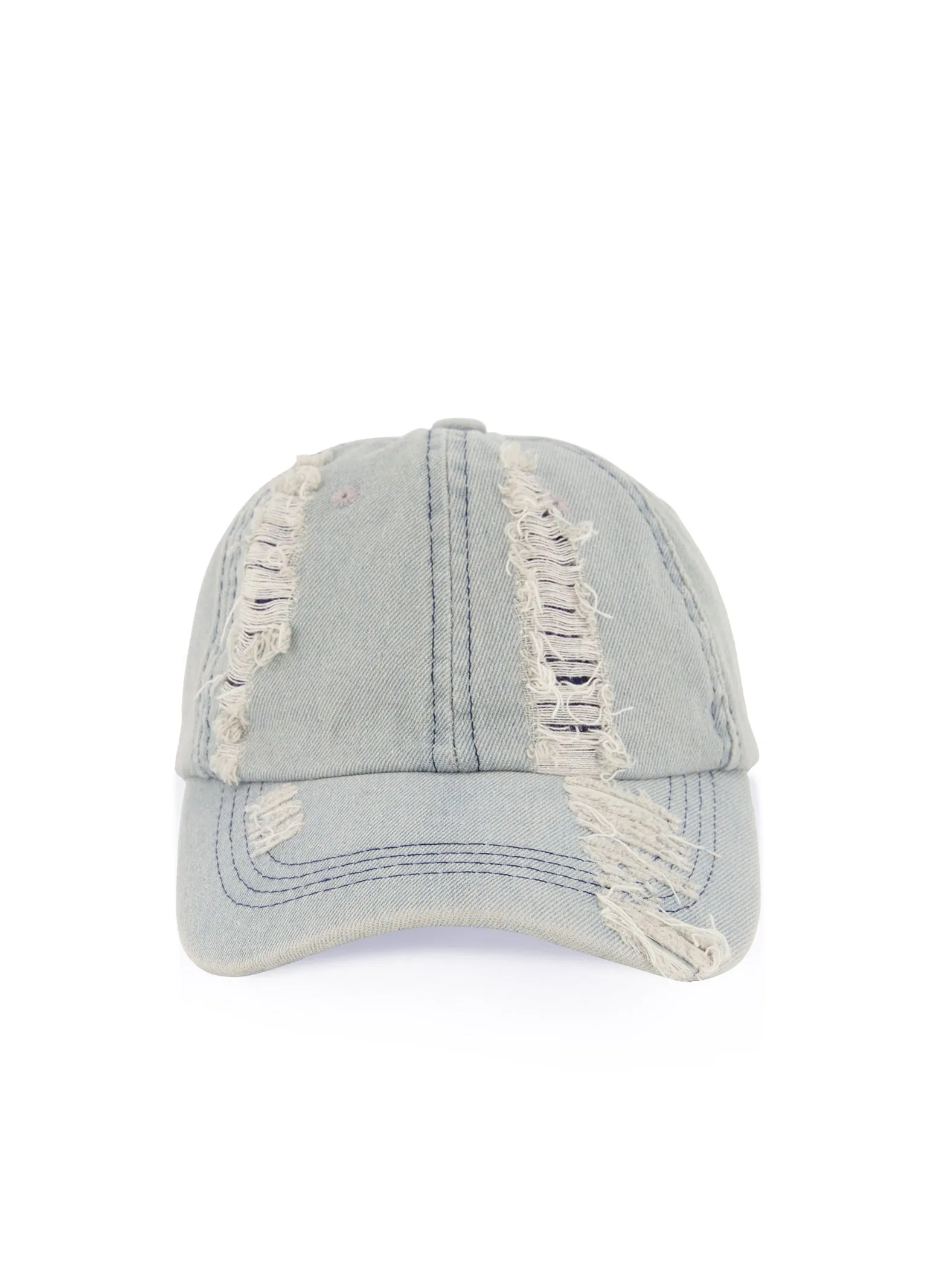 Frayed Denim Baseball Cap sold by Rainbow product image thumbnail 3