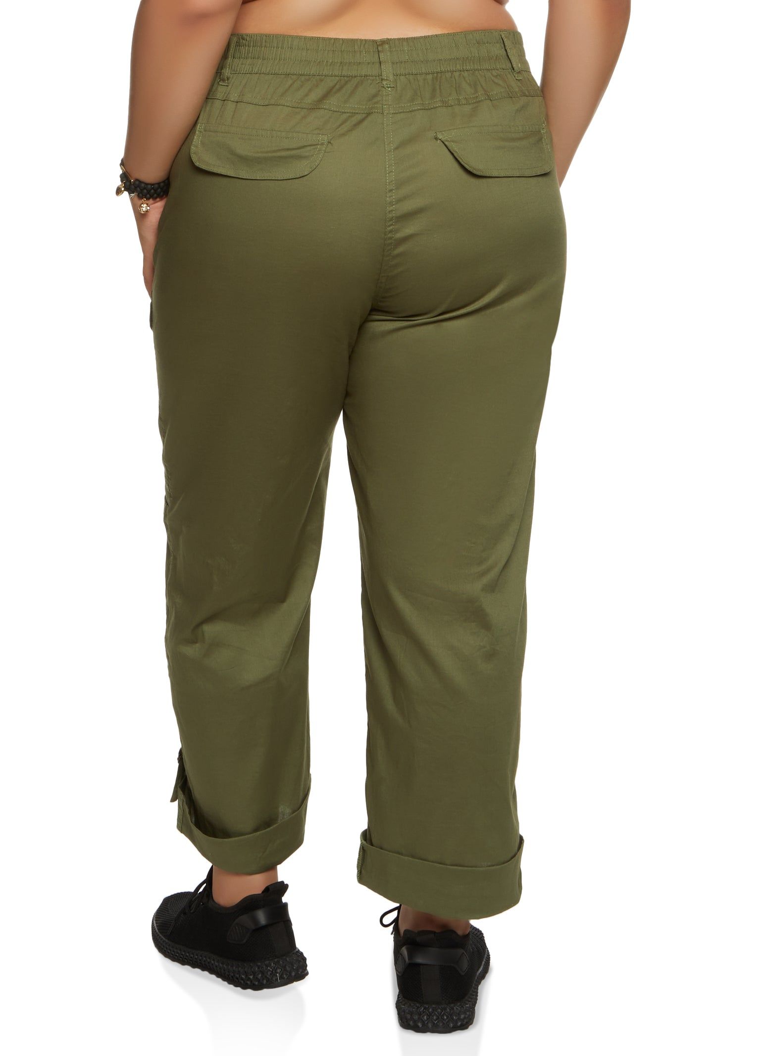 Plus Size Cuffed Cargo Pants sold by Rainbow product image thumbnail 2