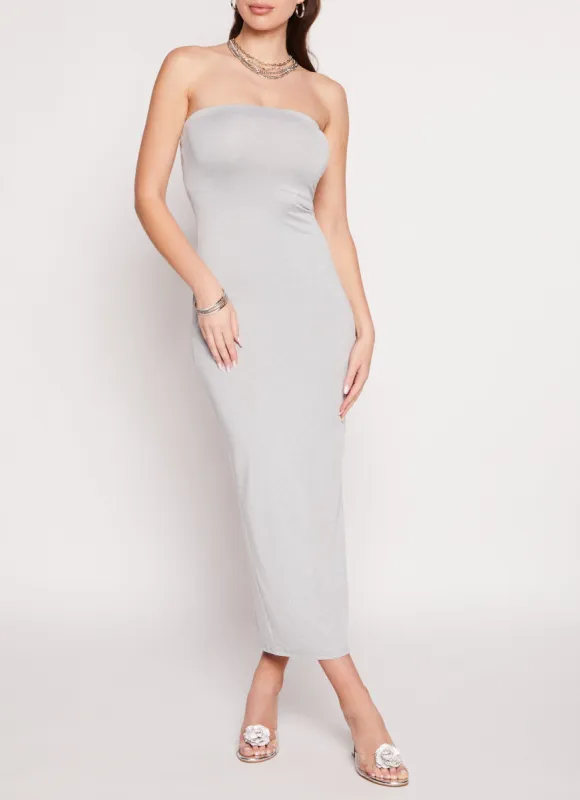 Daisy Solid Maxi Tube Dress sold by Rainbow