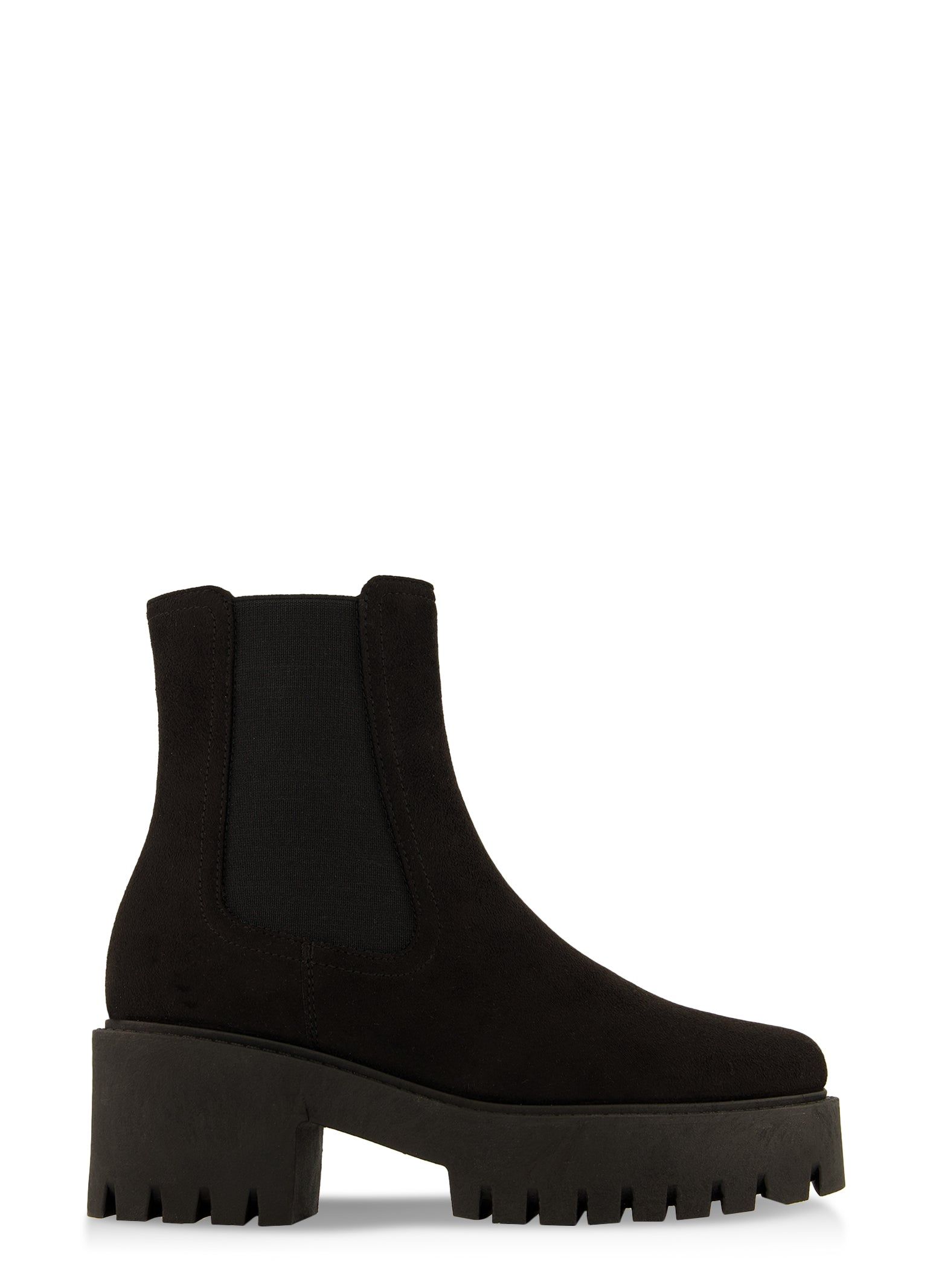 Elastic Side Lug Sole Chelsea Boots sold by Rainbow product image thumbnail 2