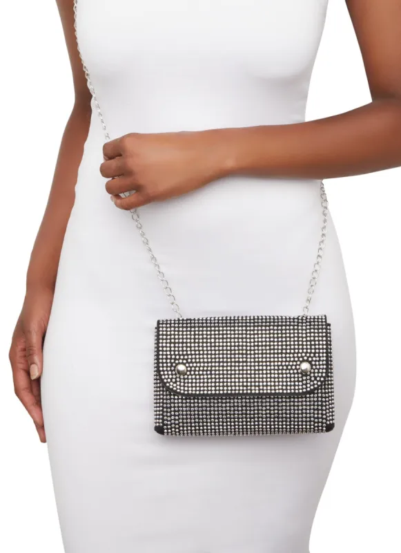 Studded Flap Crossbody Bag sold by Rainbow