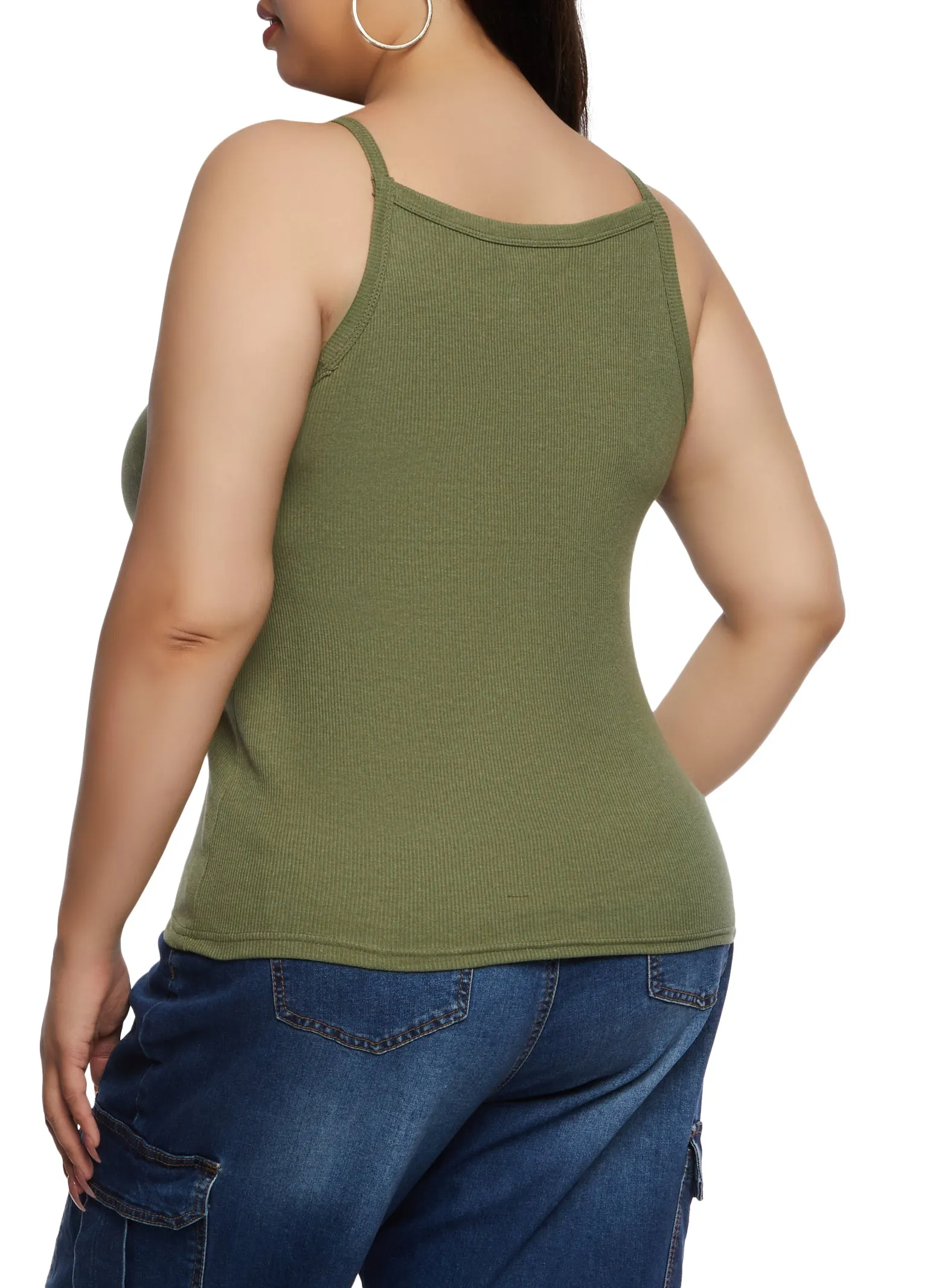 Plus Size Thin Strap Tank Top sold by Rainbow product image thumbnail 3