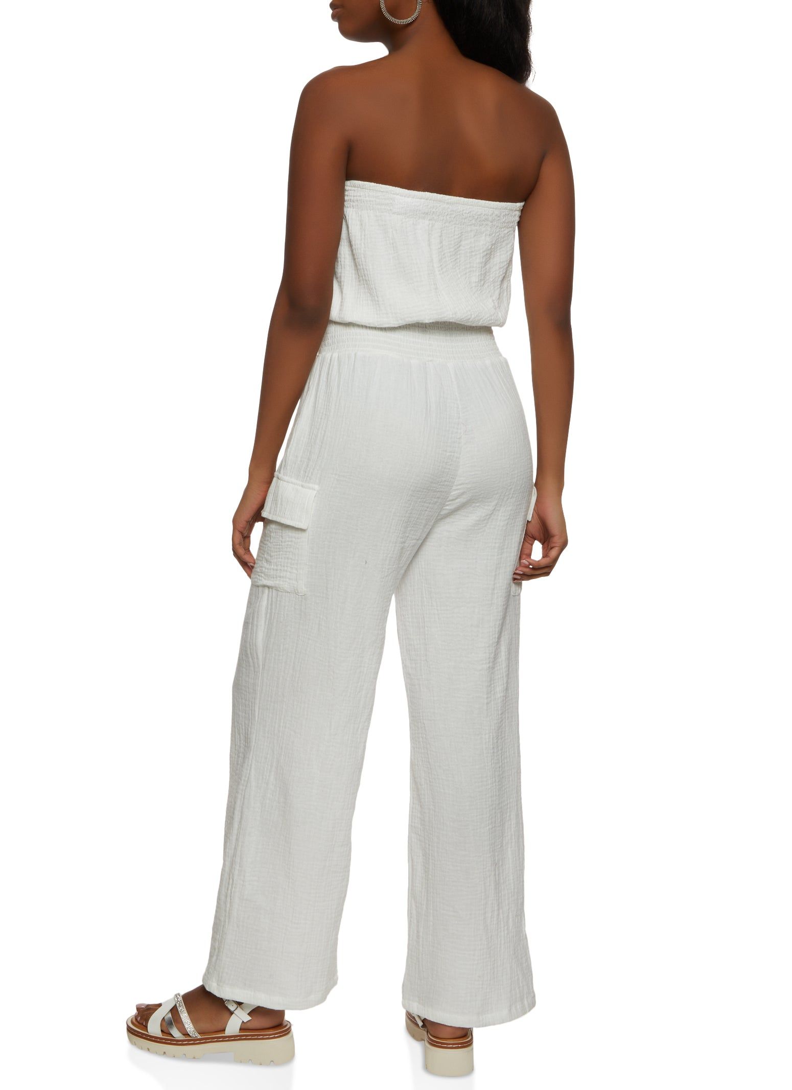 Strapless Smocked Jumpsuit sold by Rainbow product image thumbnail 2