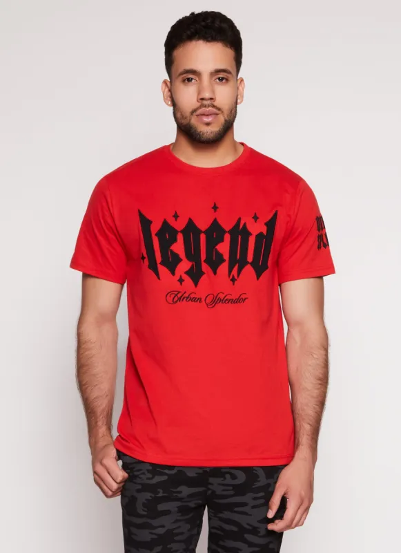 Mens Legend Short Sleeve Graphic Tee sold by Rainbow