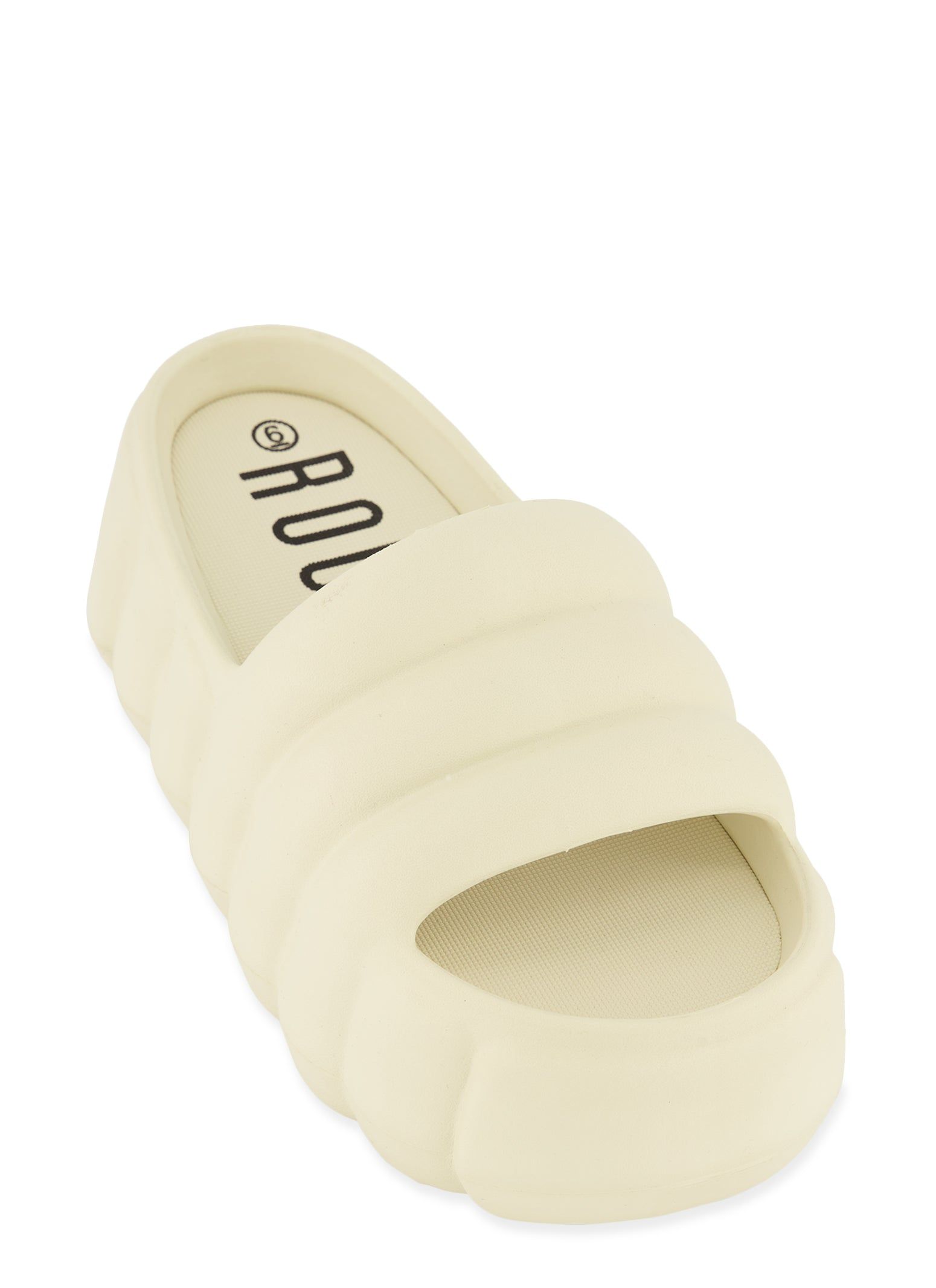 Chunky Platform Slide Sandals sold by Rainbow