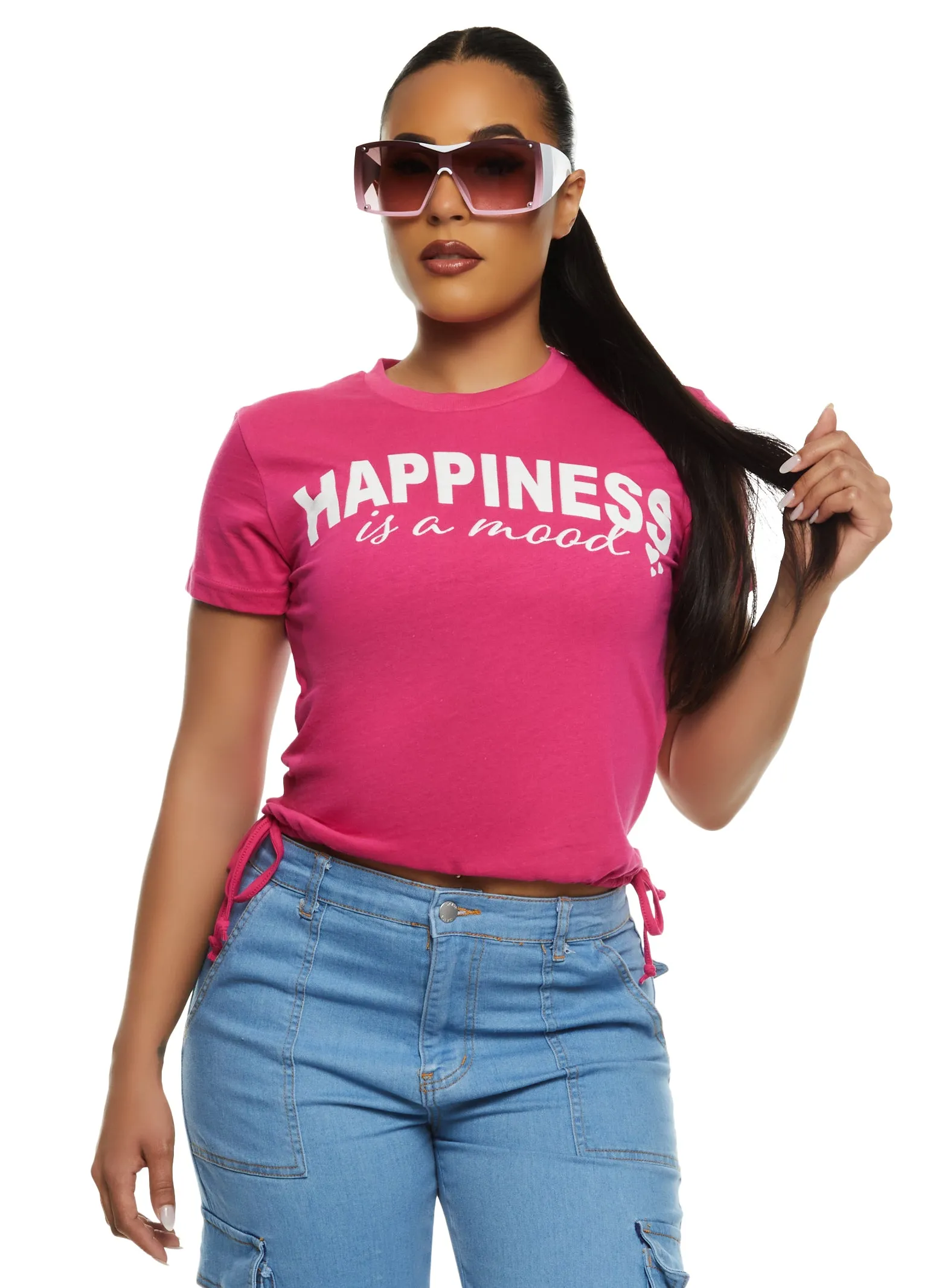 Happiness Is A Mood Tee sold by Rainbow