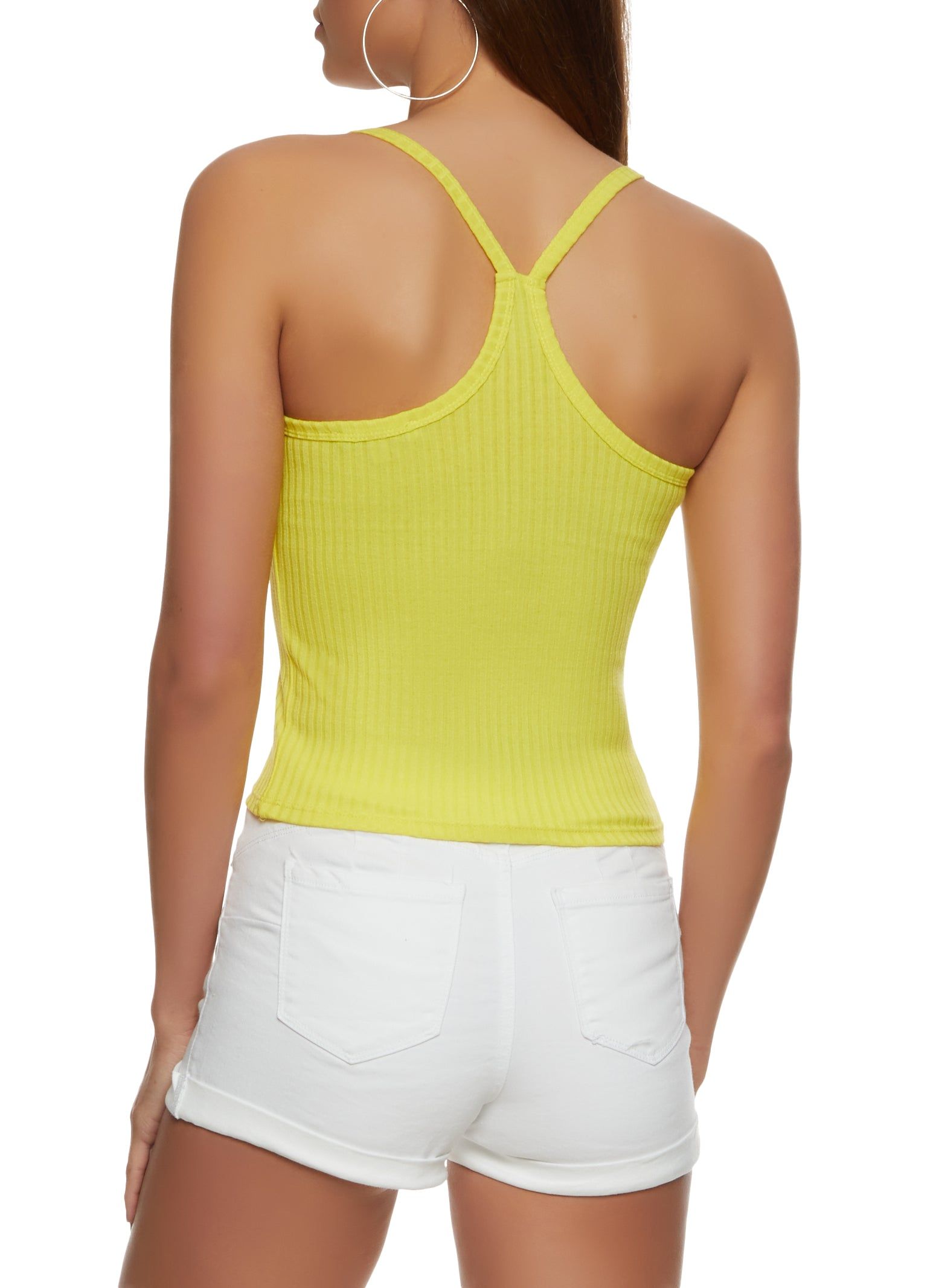 Ribbed Knit Scoop Neck Cami sold by Rainbow product image thumbnail 2