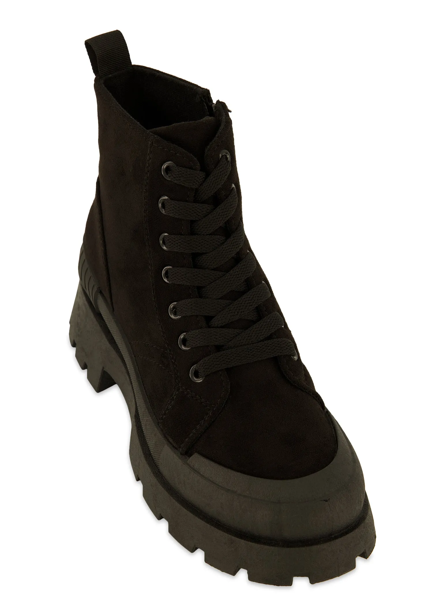 Canvas Cap Toe Detail Combat Boots sold by Rainbow