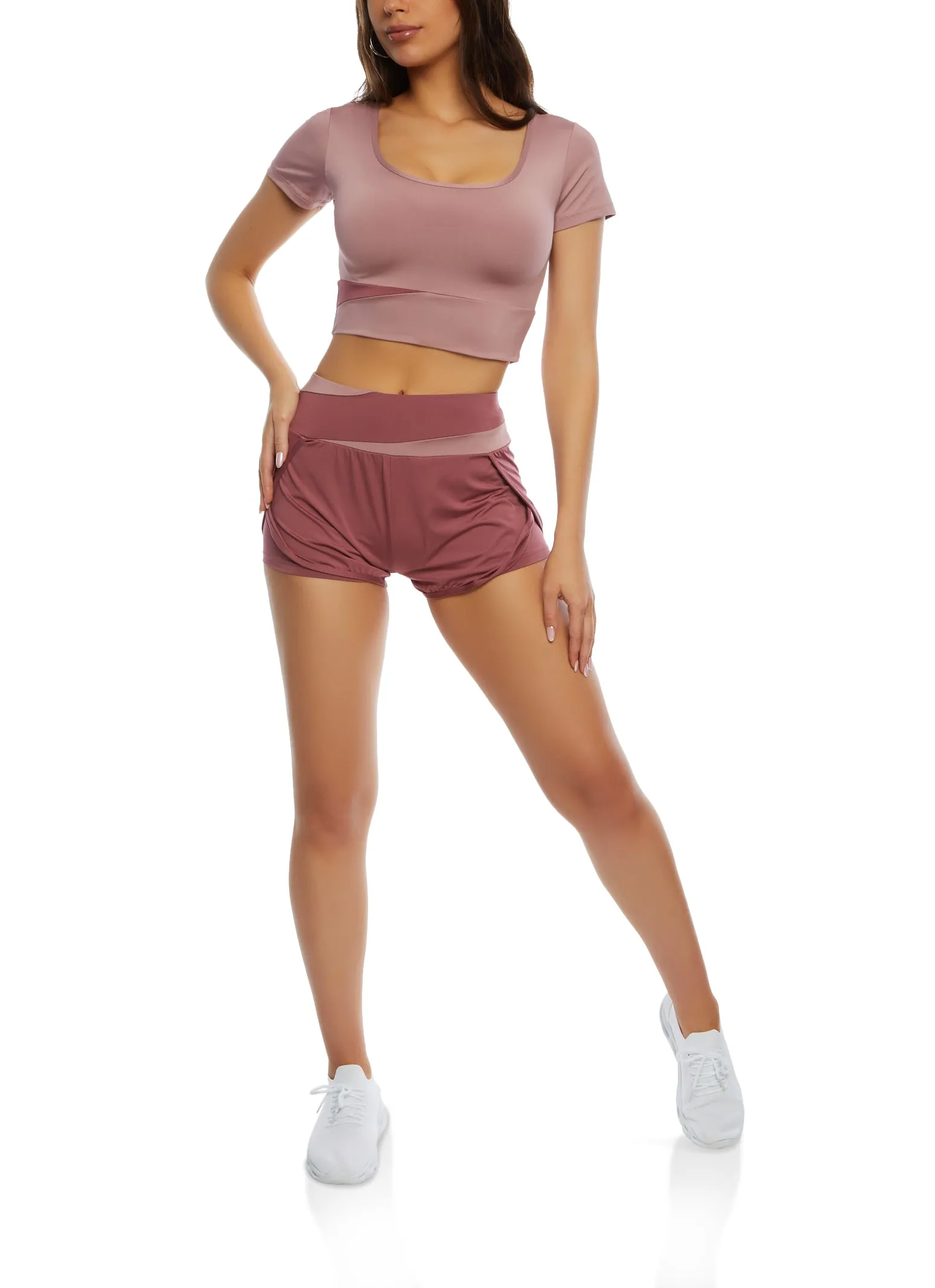 Two Tone Detail Crop Top sold by Rainbow product image thumbnail 2