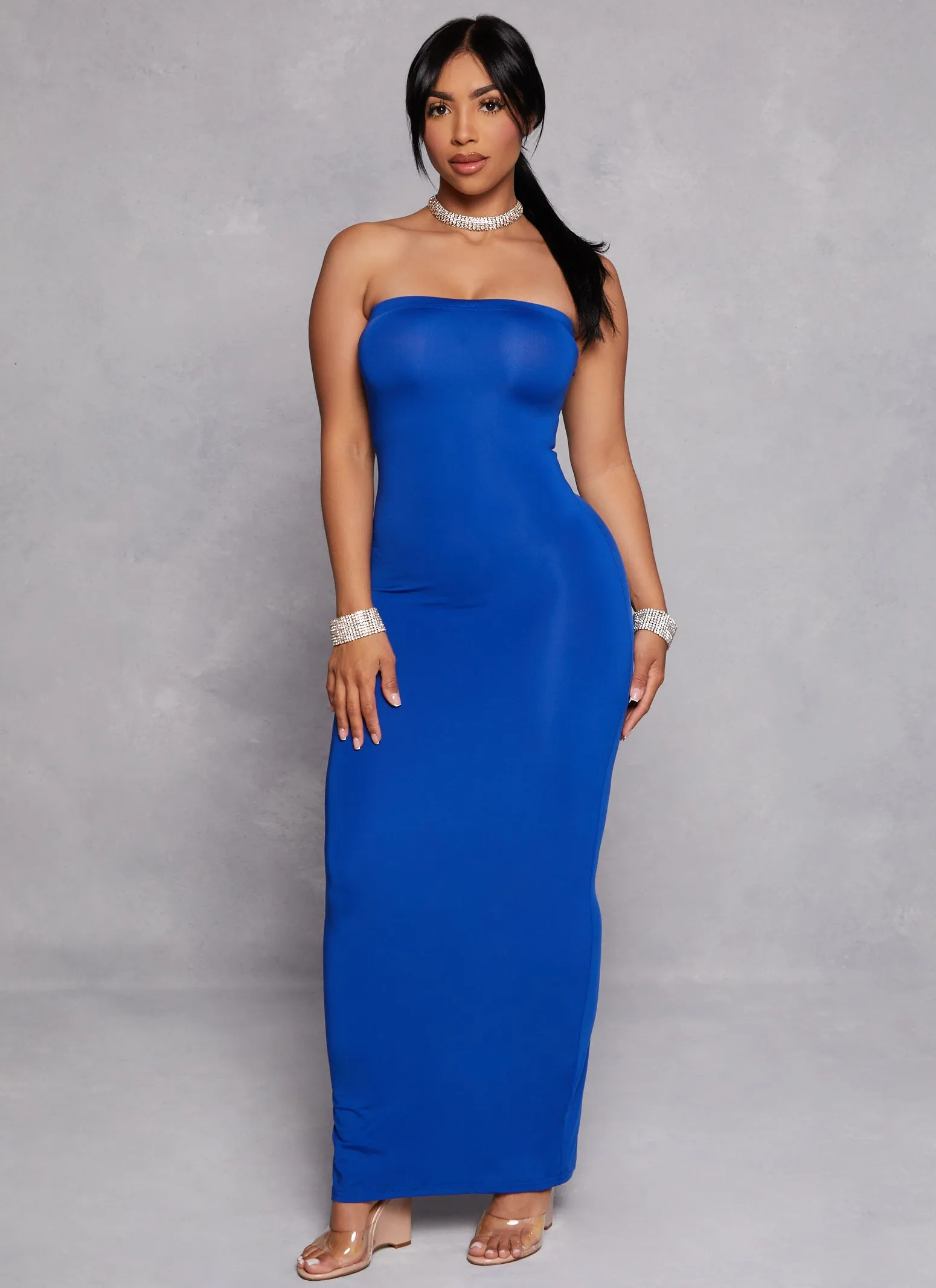 Daisy Solid Maxi Tube Dress sold by Rainbow