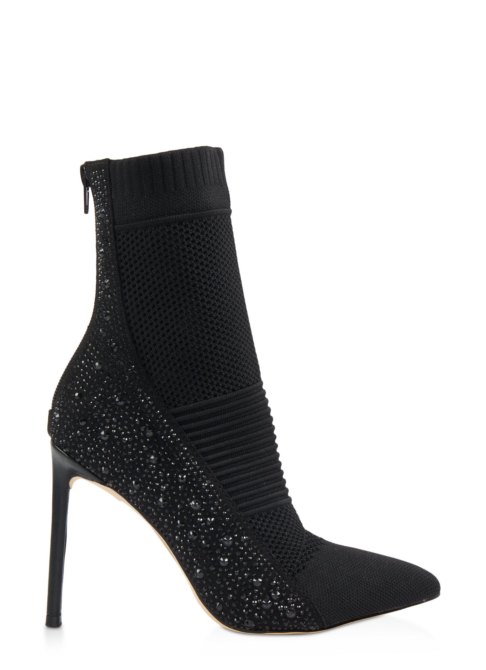 Rhinestone Studded Stiletto Booties sold by Rainbow product image thumbnail 2