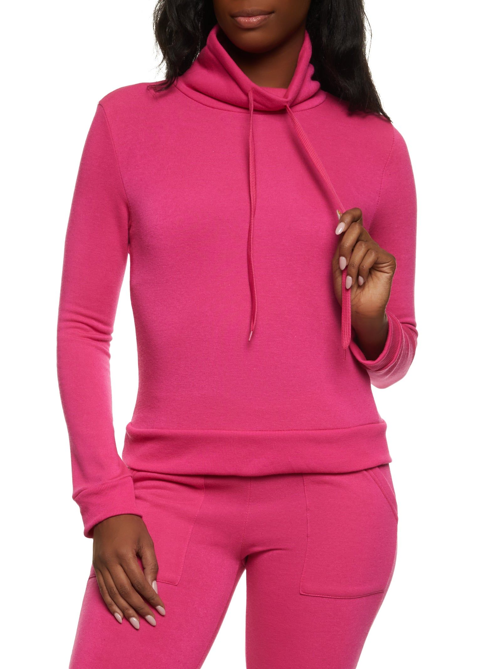 Fleece Funnel Neck Sweatshirt sold by Rainbow