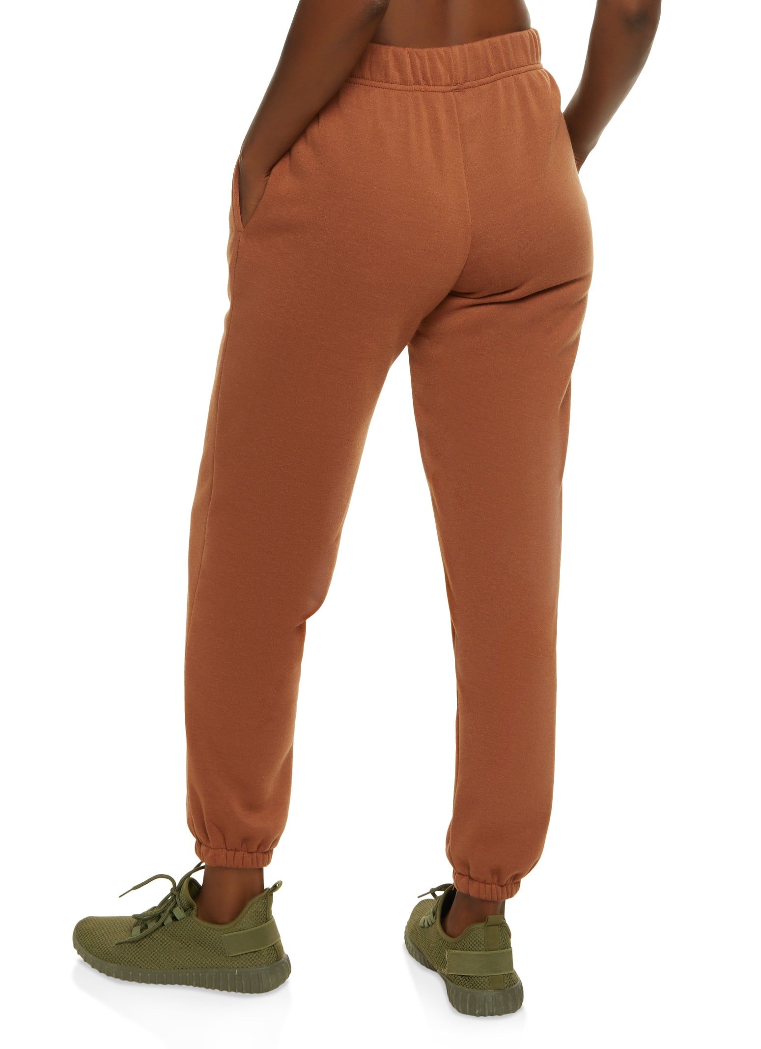 Basic Solid Fleece Joggers sold by Rainbow product image thumbnail 2