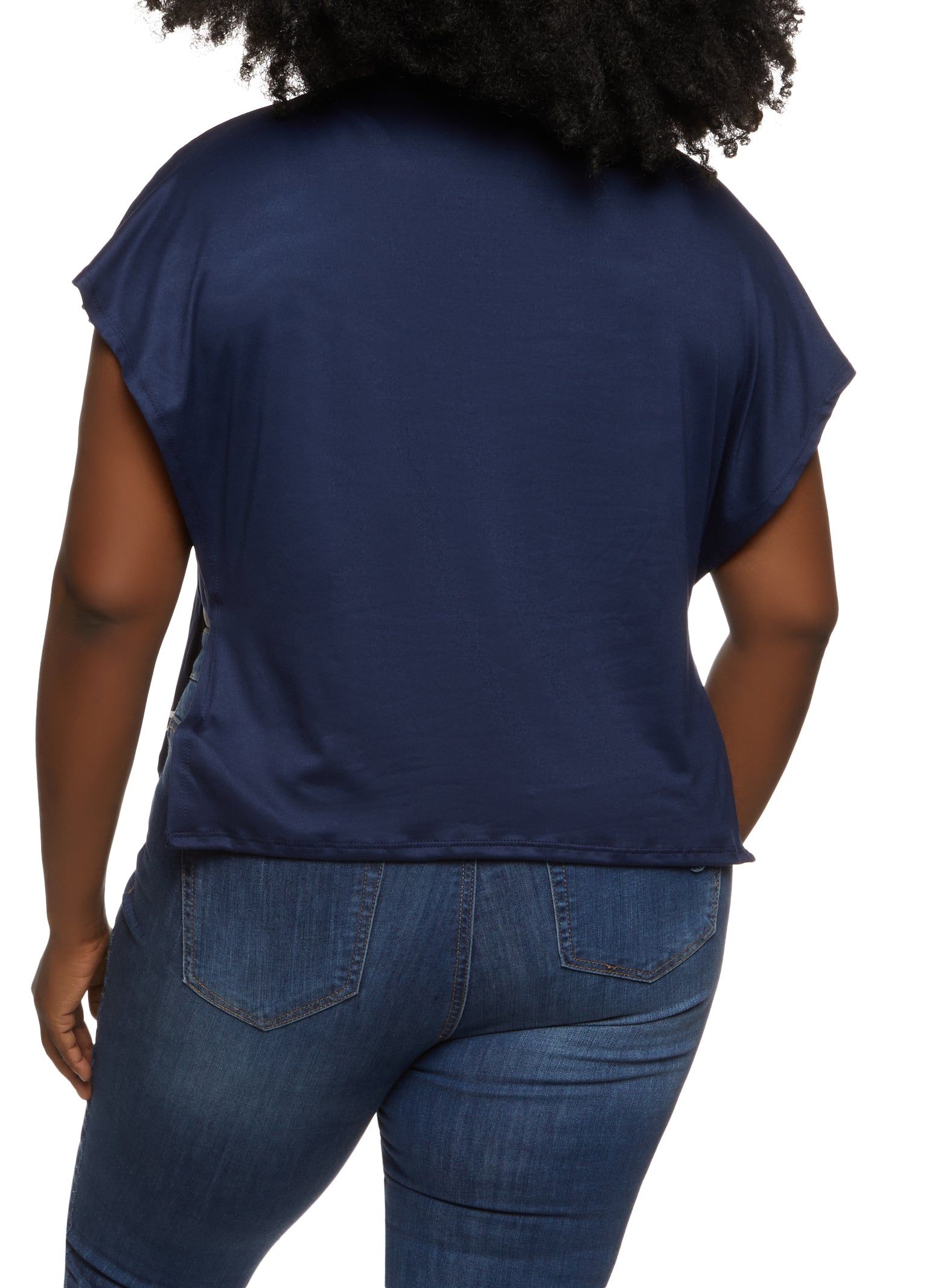 Plus Size Rock and Roll Open Side Graphic Tee sold by Rainbow product image thumbnail 2