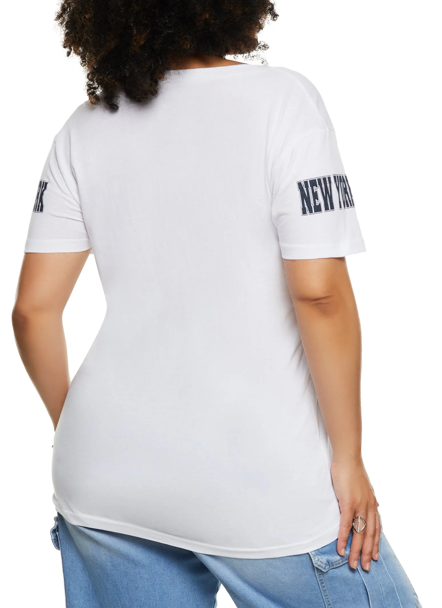 Plus Size New York Graphic Tee sold by Rainbow product image thumbnail 3
