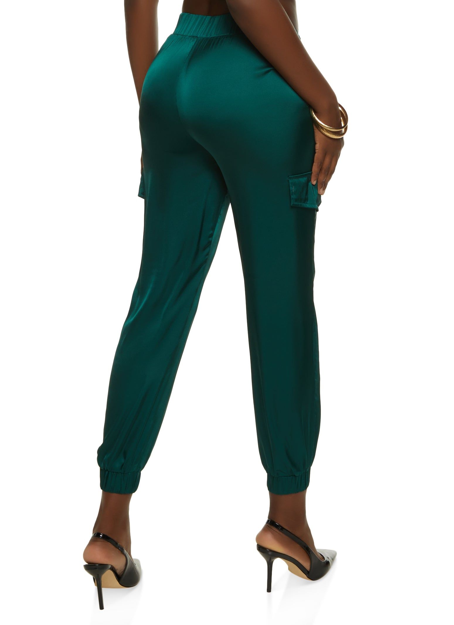 Satin Cargo Joggers sold by Rainbow product image thumbnail 2