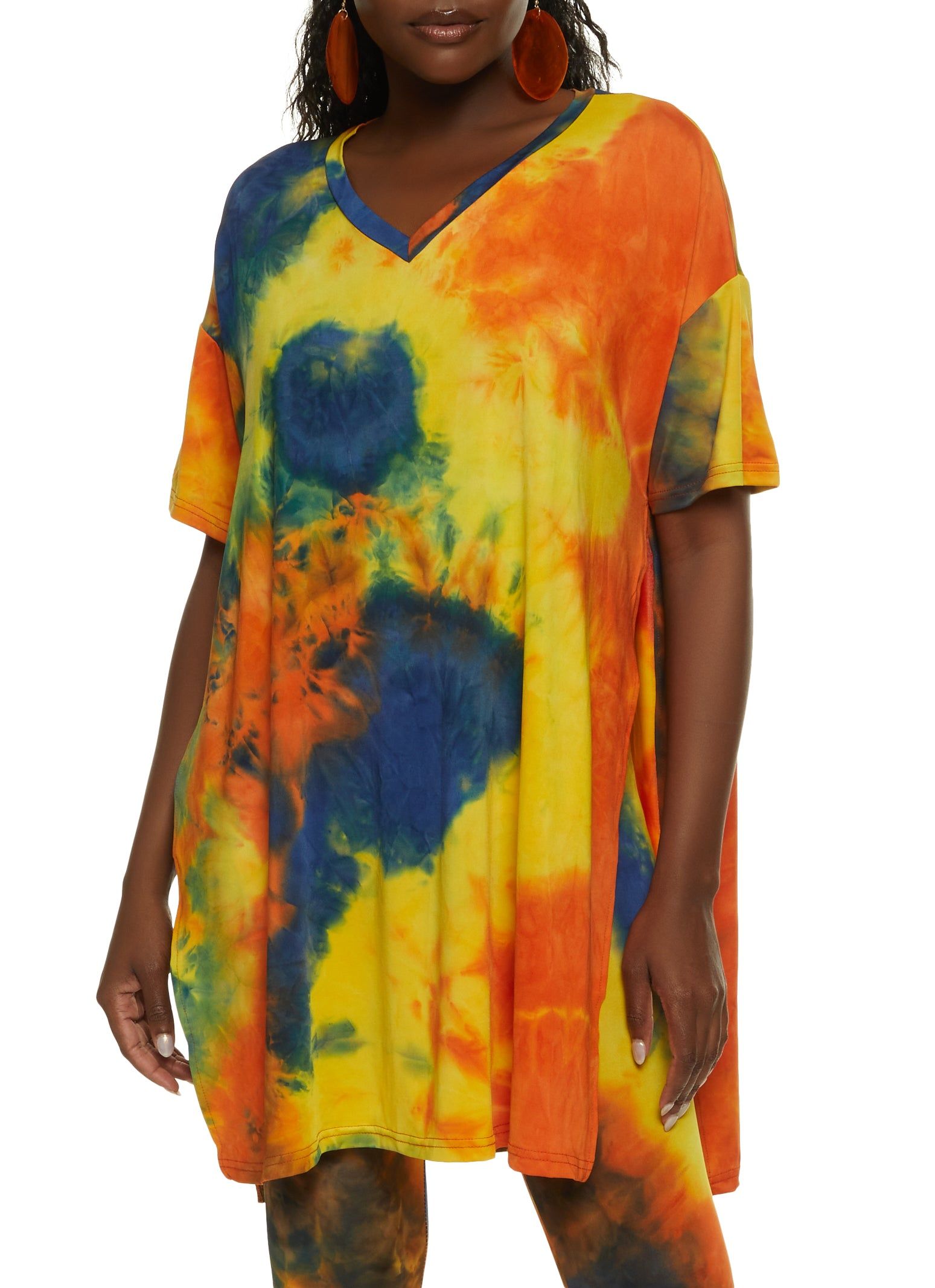 Tie Dye Tunic Tee sold by Rainbow