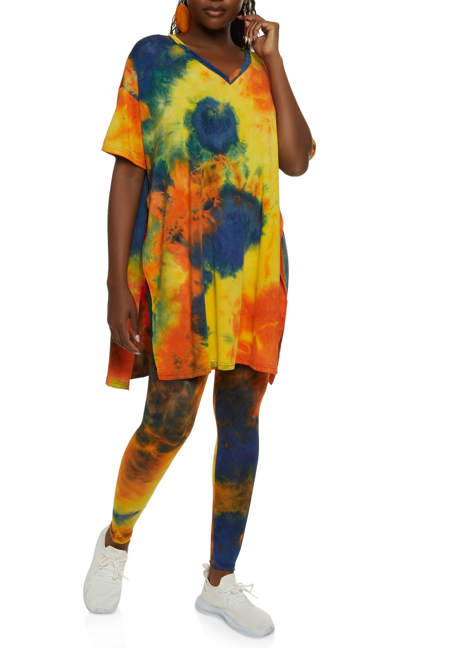 Tie Dye Tunic Tee sold by Rainbow product image thumbnail 2