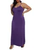 Plus Size V Neck Cami Maxi Dress sold by Rainbow