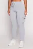 Fleece Drawstring High Waist Cargo Pocket Joggers sold by Rainbow