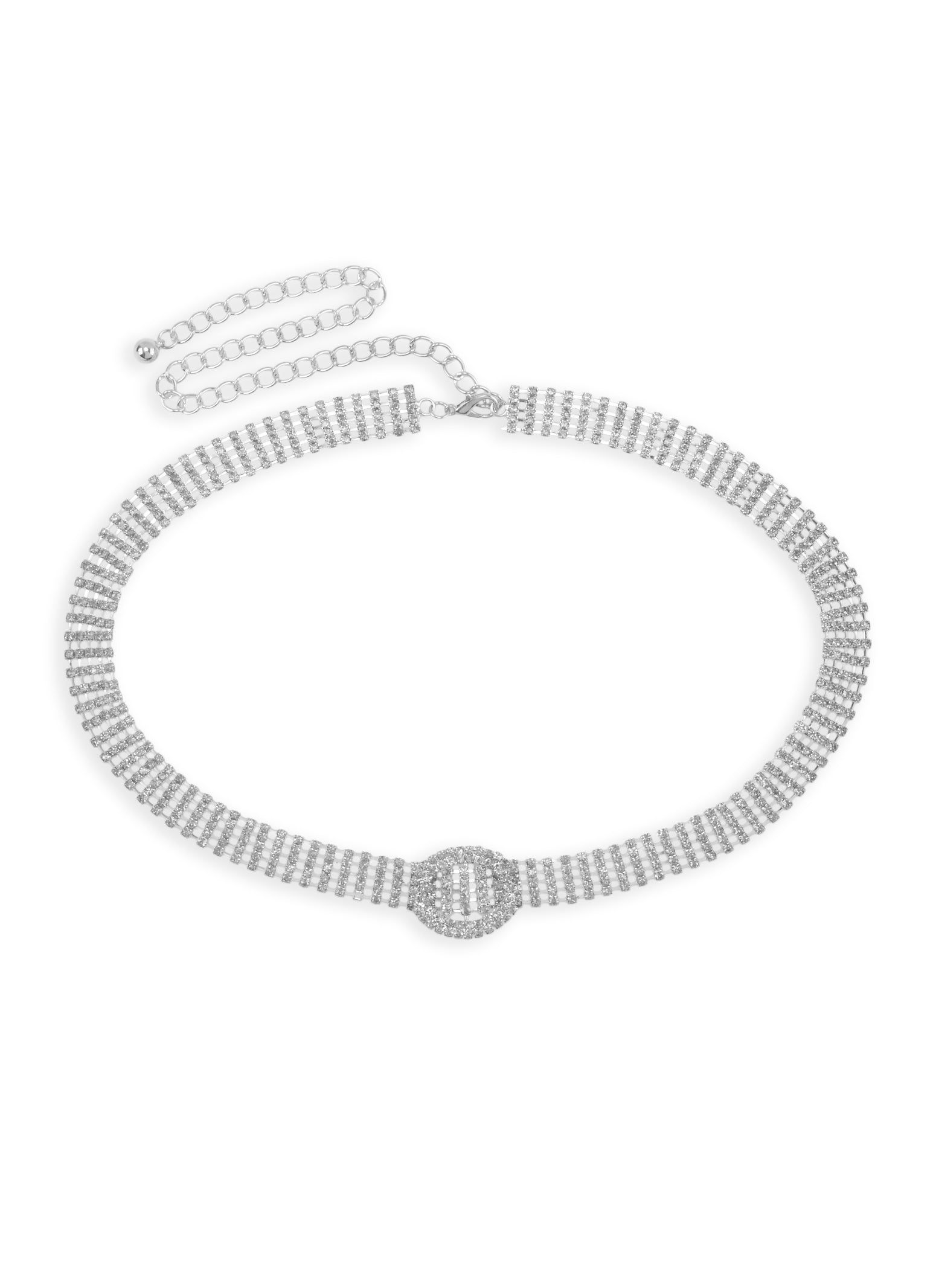 Rhinestone Oval Belt sold by Rainbow product image thumbnail 2