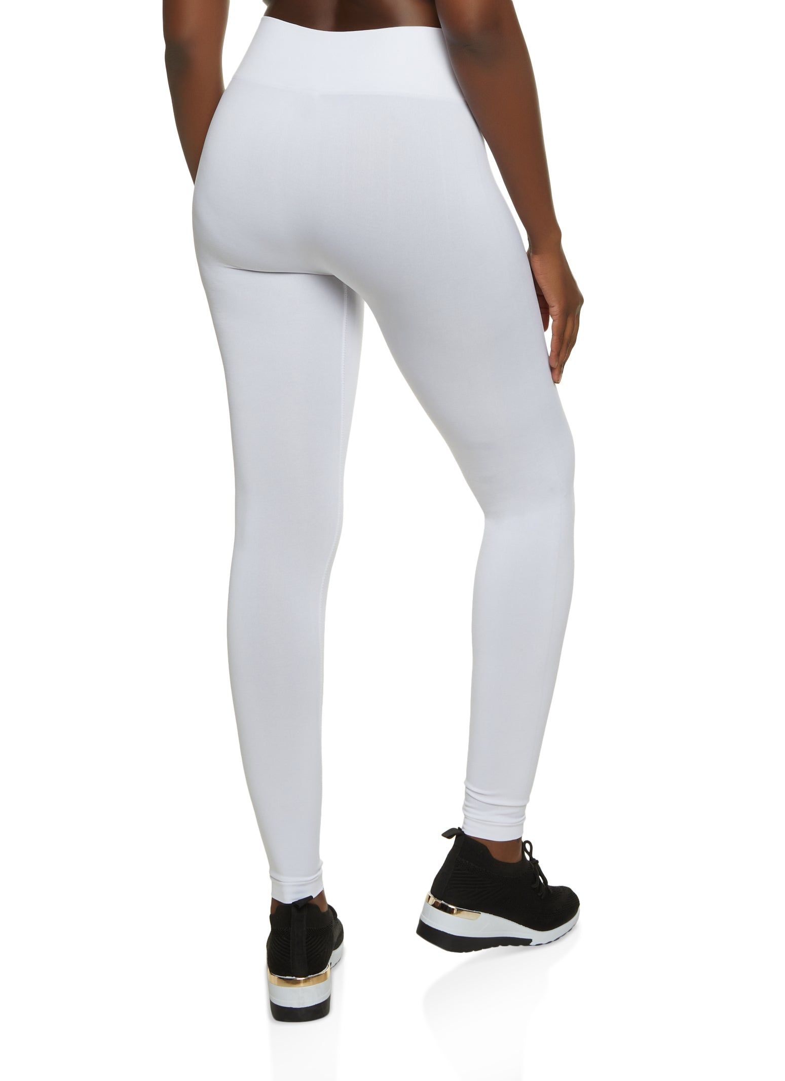 Seamless Solid High Waist Leggings sold by Rainbow product image thumbnail 2